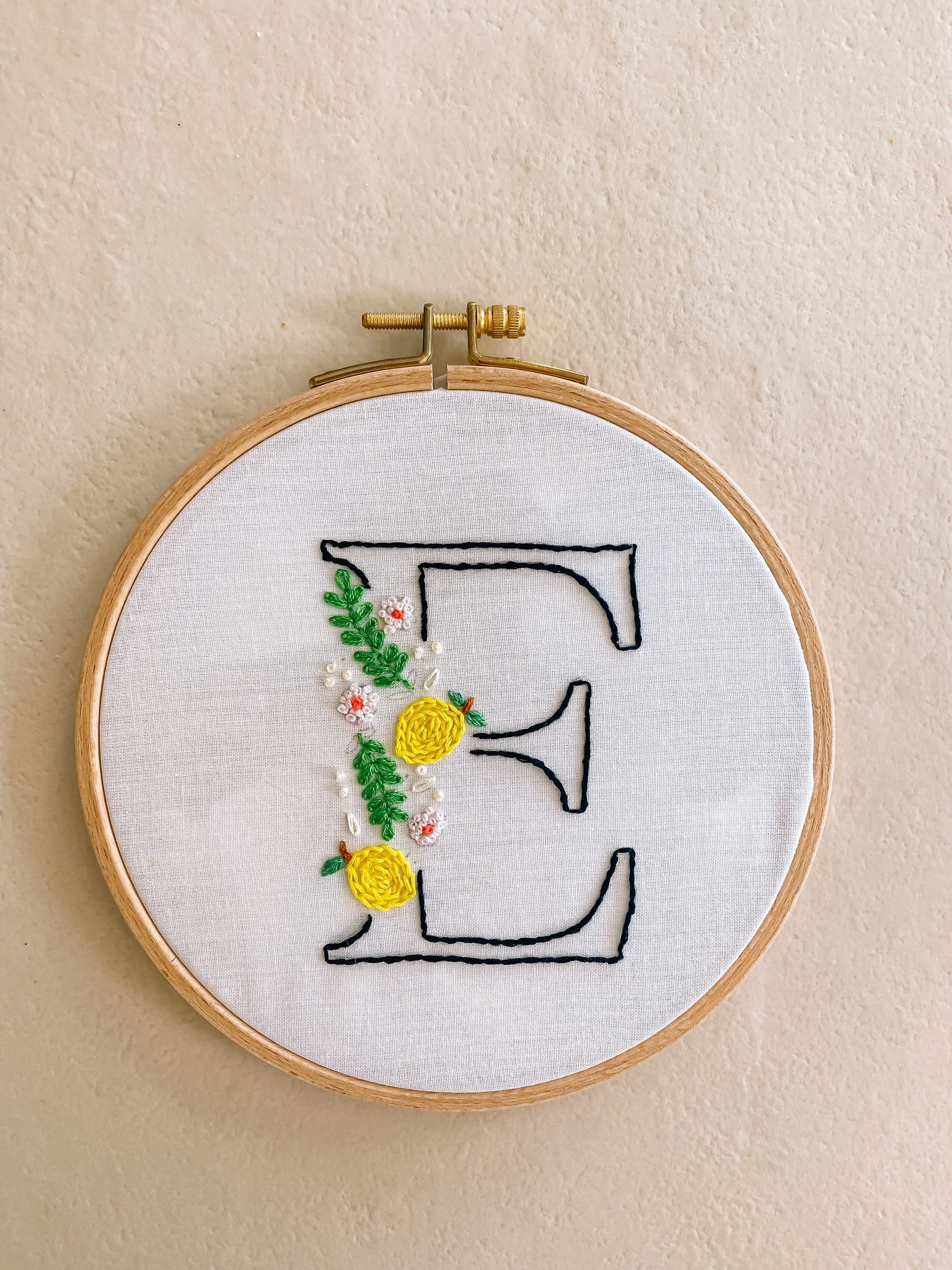 Initaal Borduren op Totebag (privé groep) - Foto