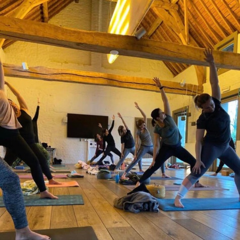Privé YOGA voor jullie groep - Foto