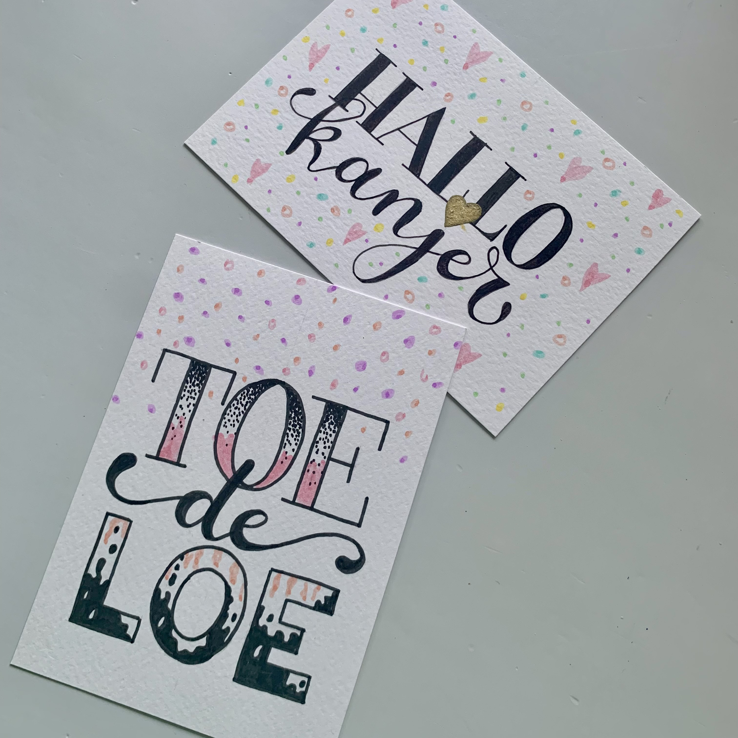 Workshop Handletteren - Foto