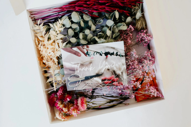 DIY pakket: medium floral hoop