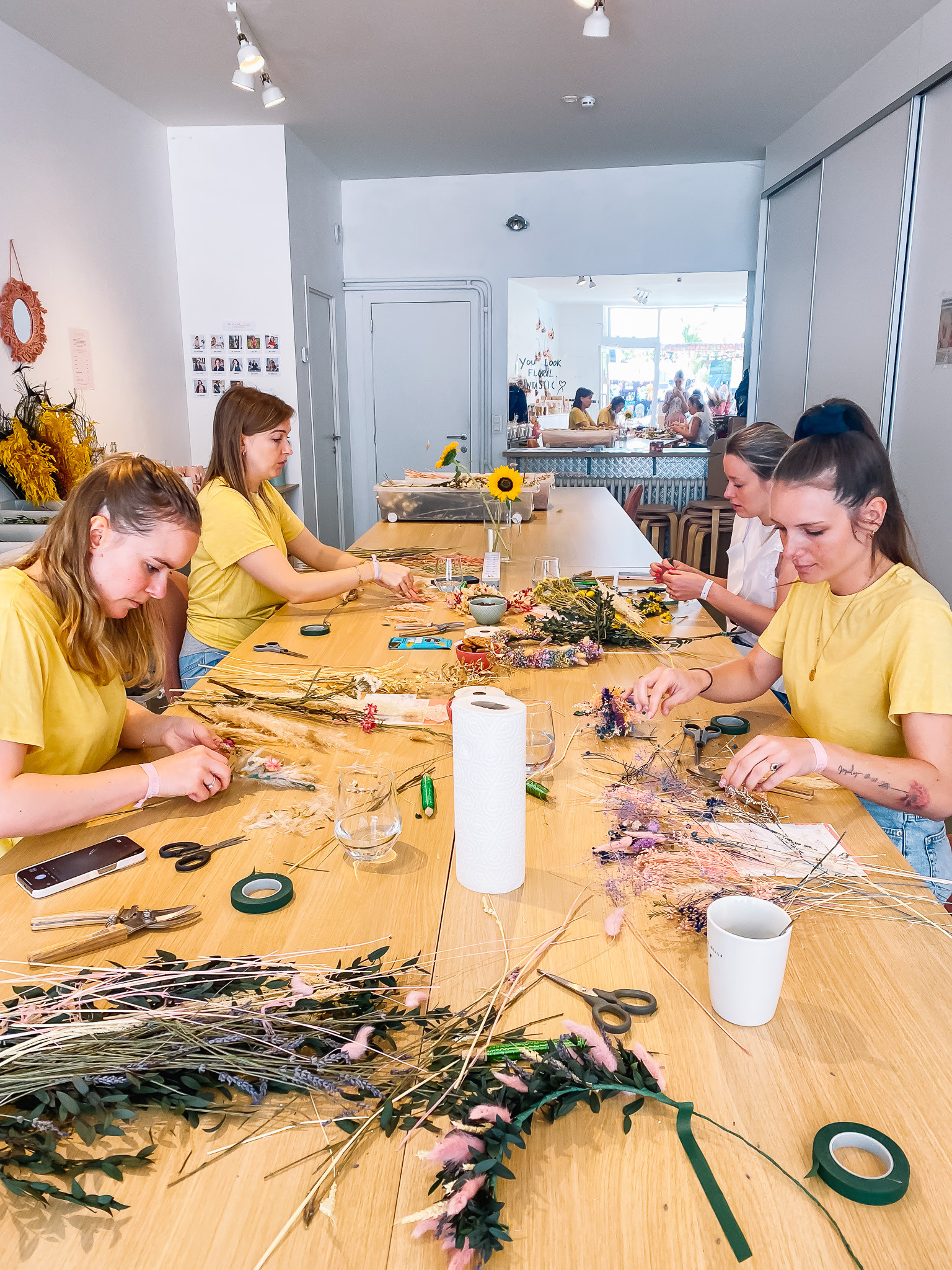 Workshop Droogbloemenkroon - Foto