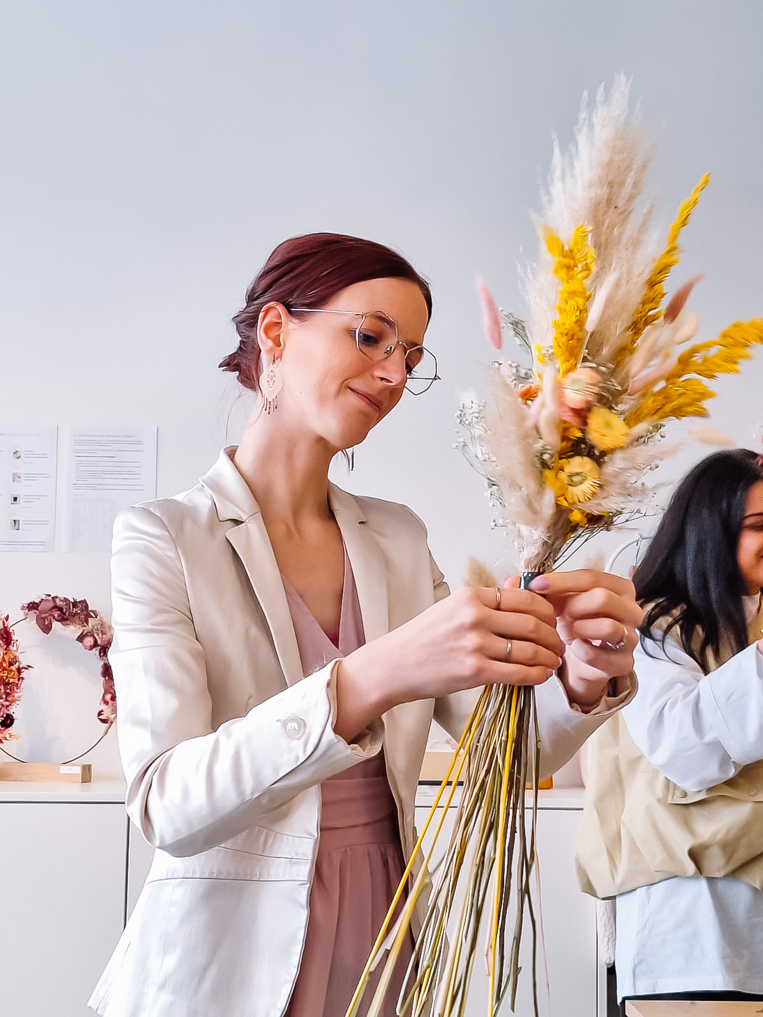 Workshop droogbloemboeket - Foto