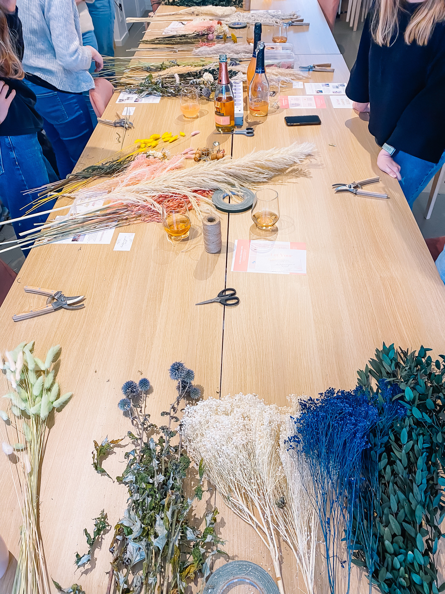 Workshop droogbloemboeket - Foto