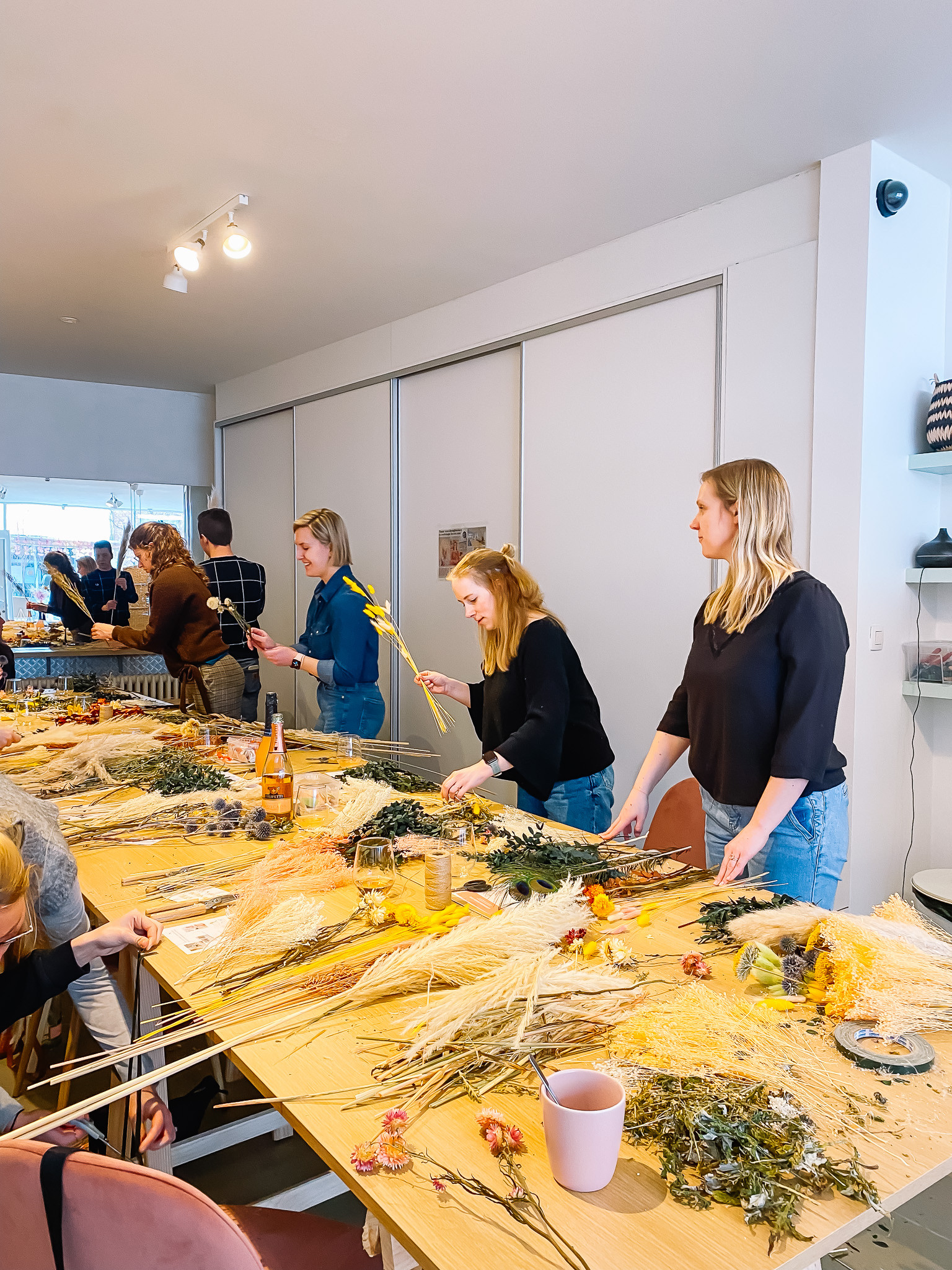 Workshop droogbloemboeket - Foto