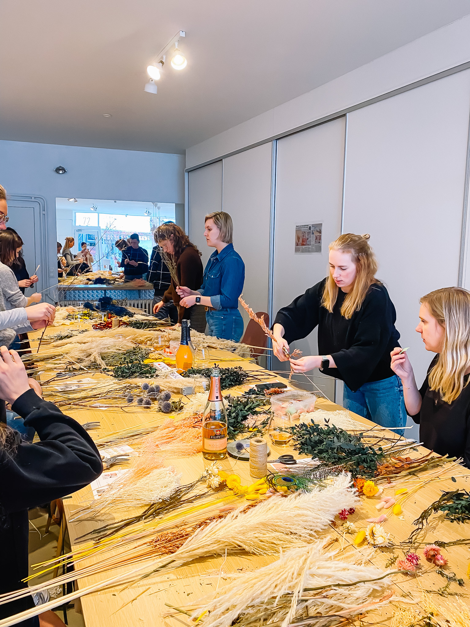 Workshop droogbloemboeket - Foto