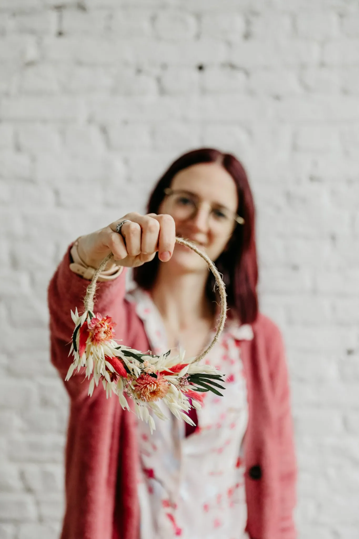 DIY pakket mini floral hoop