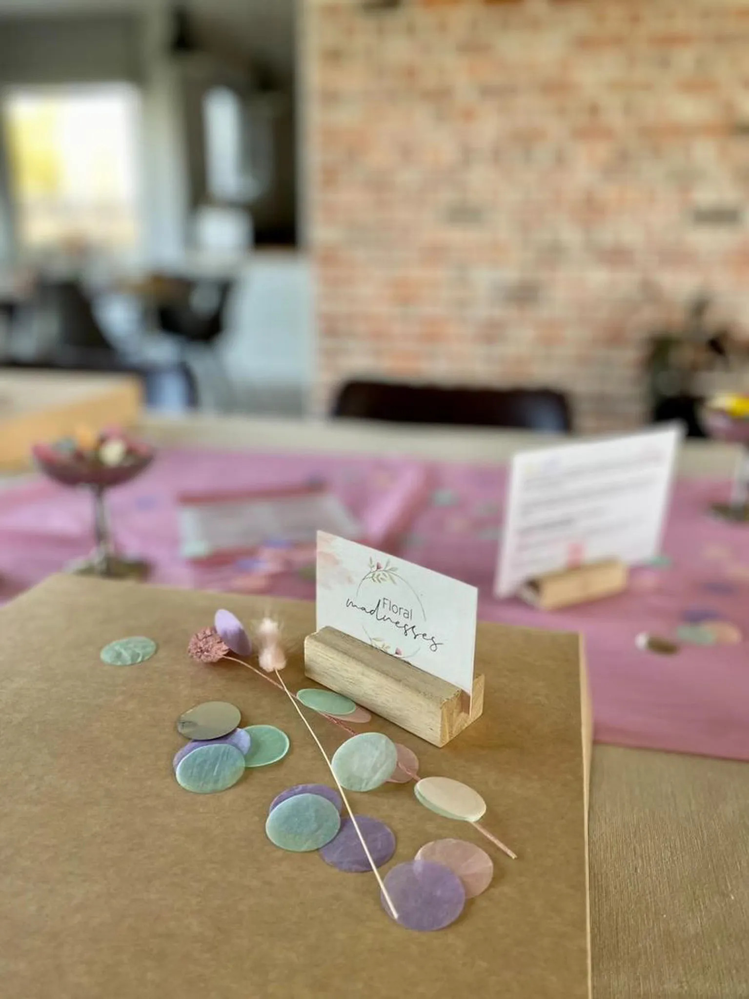 DIY pakket mini floral hoop - Foto