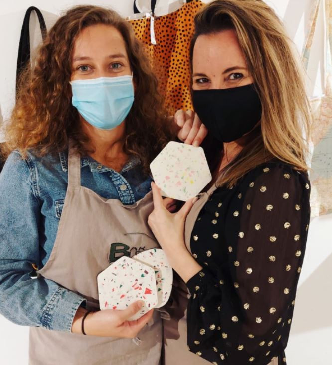 Workshop Terrazzo Coasters - Privé op aanvraag - Foto