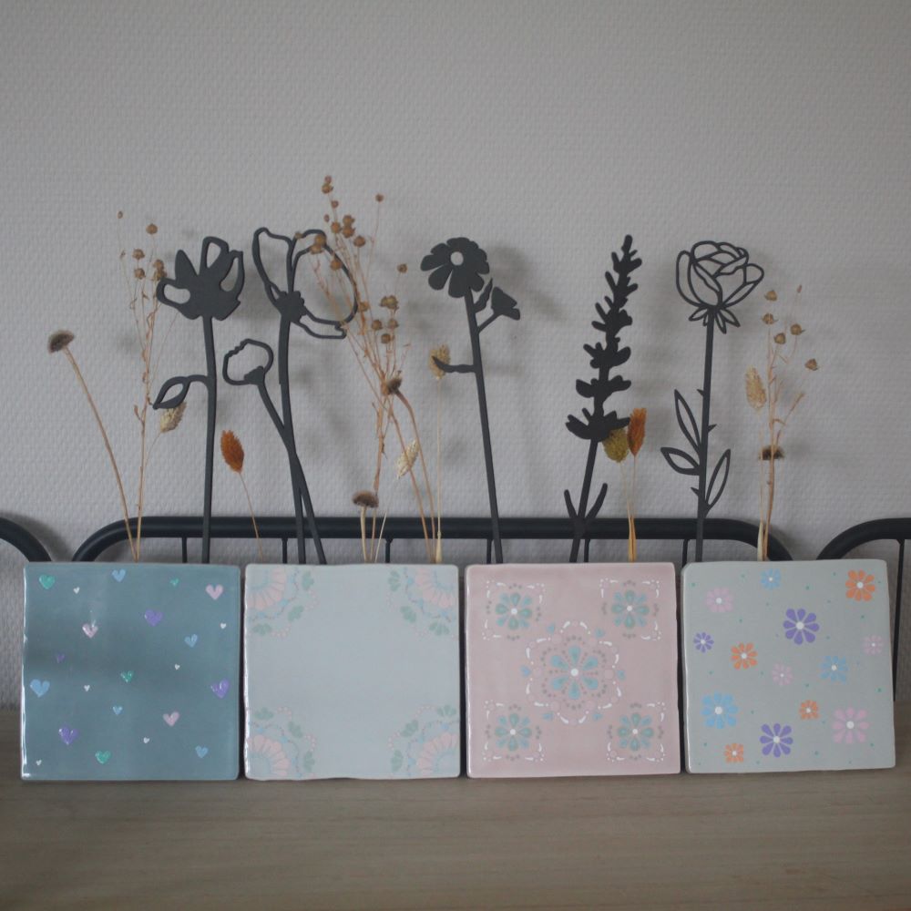 Workshop kunst met stippen voor een groep