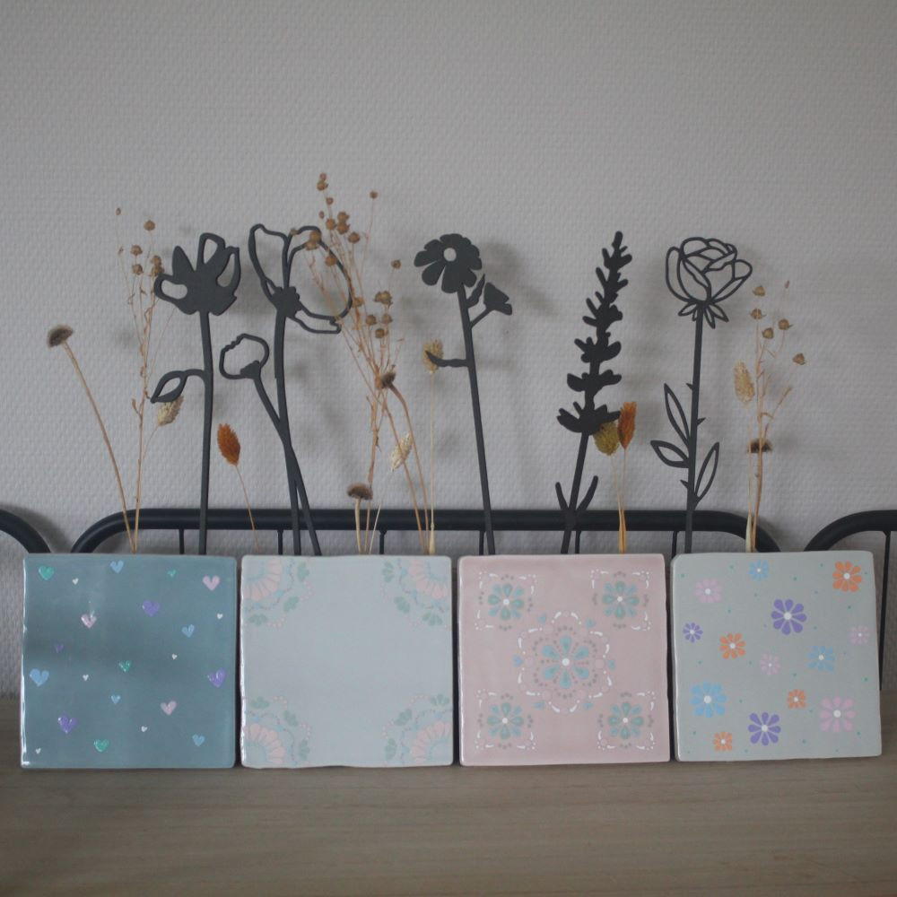 Workshop kunst met stippen voor een groep - Foto