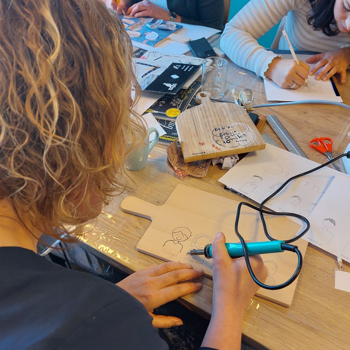 Workshop houtbranden voor een groep