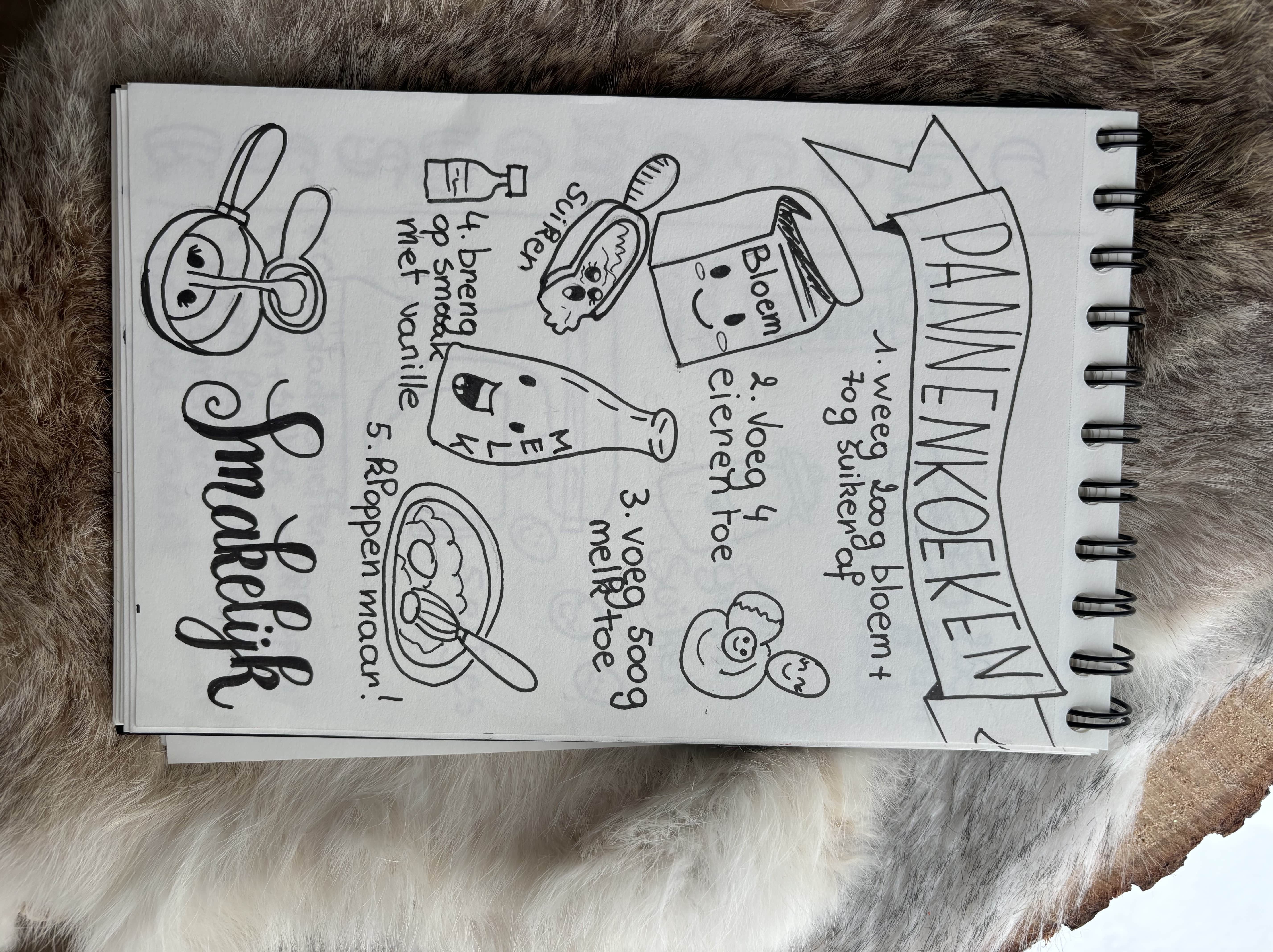 Workshop Recepten tekenen in Kawaii stijl - Foto