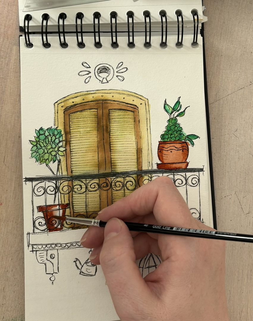 Workshop urban sketching - Foto