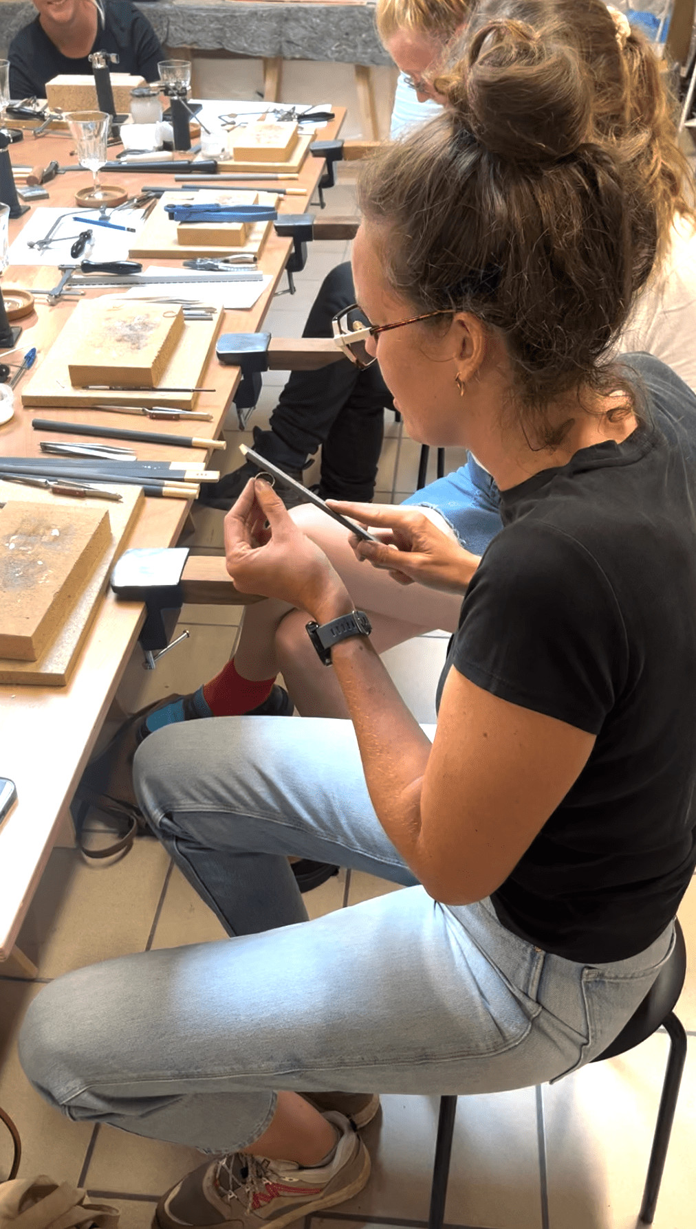 Workshop - zilveren juweel maken - Foto