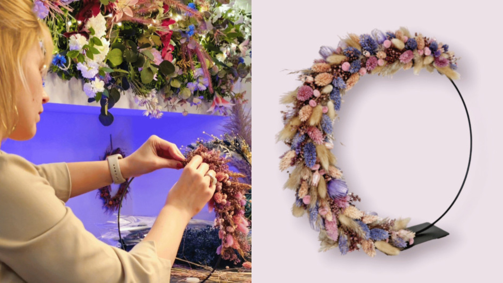 Workshops Droogbloemenkransen in Limburg