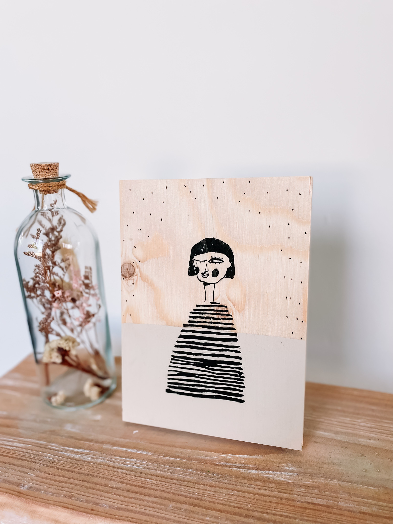 Inloopworkshop Schilderen op hout - Foto