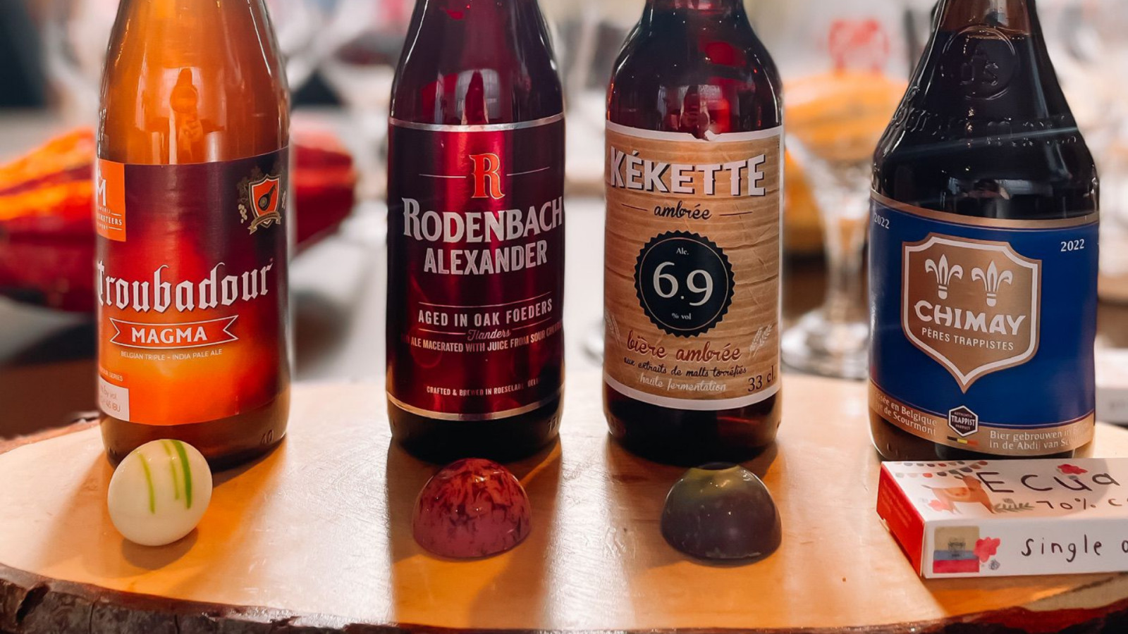 Bier & Chocolade workshop voor een bedrijf