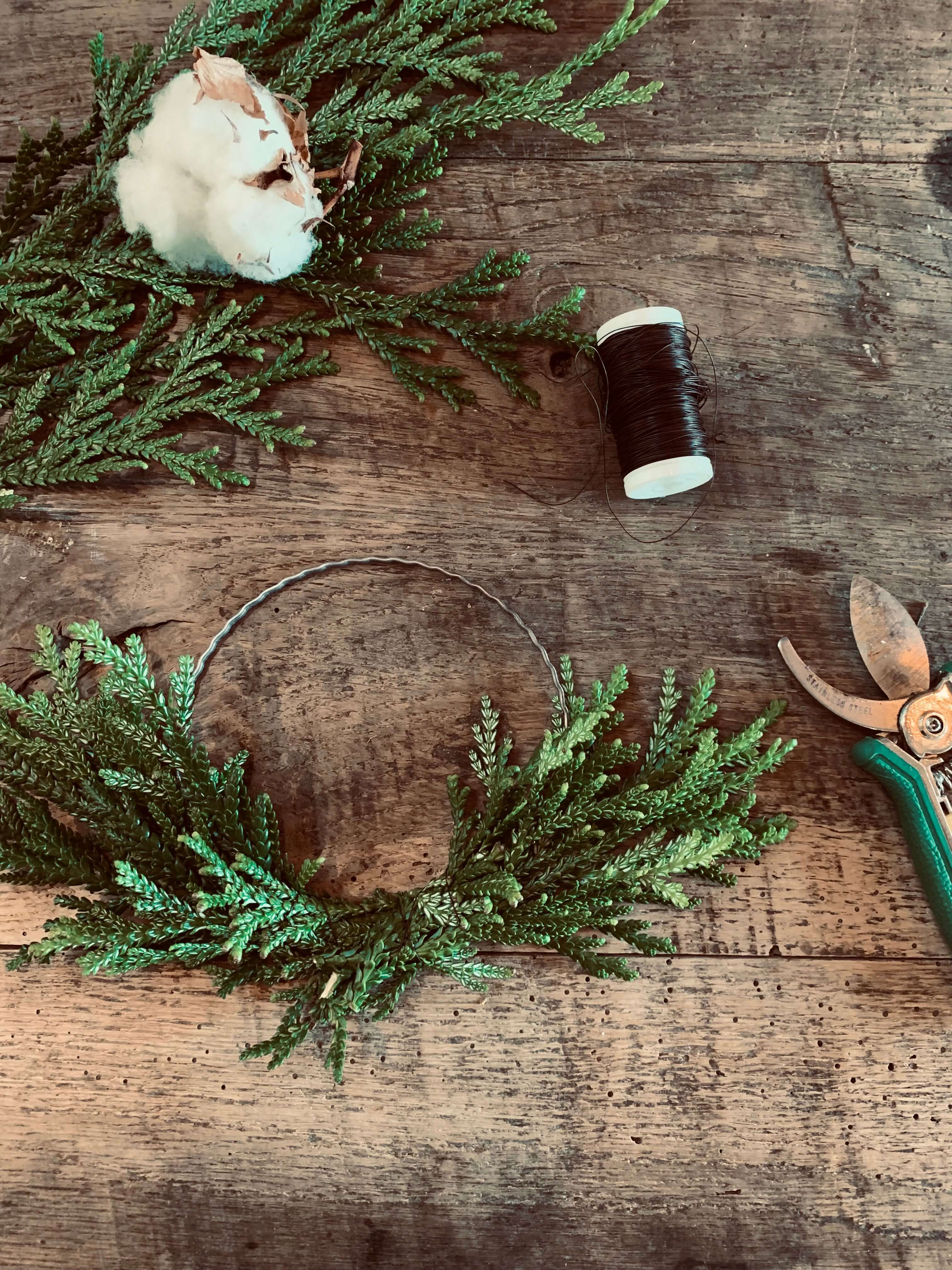 Walk-in mini kerstkrans workshop