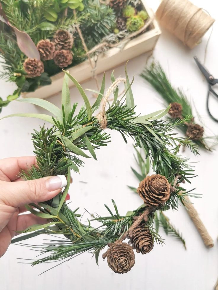 Walk-in mini kerstkrans workshop - Foto