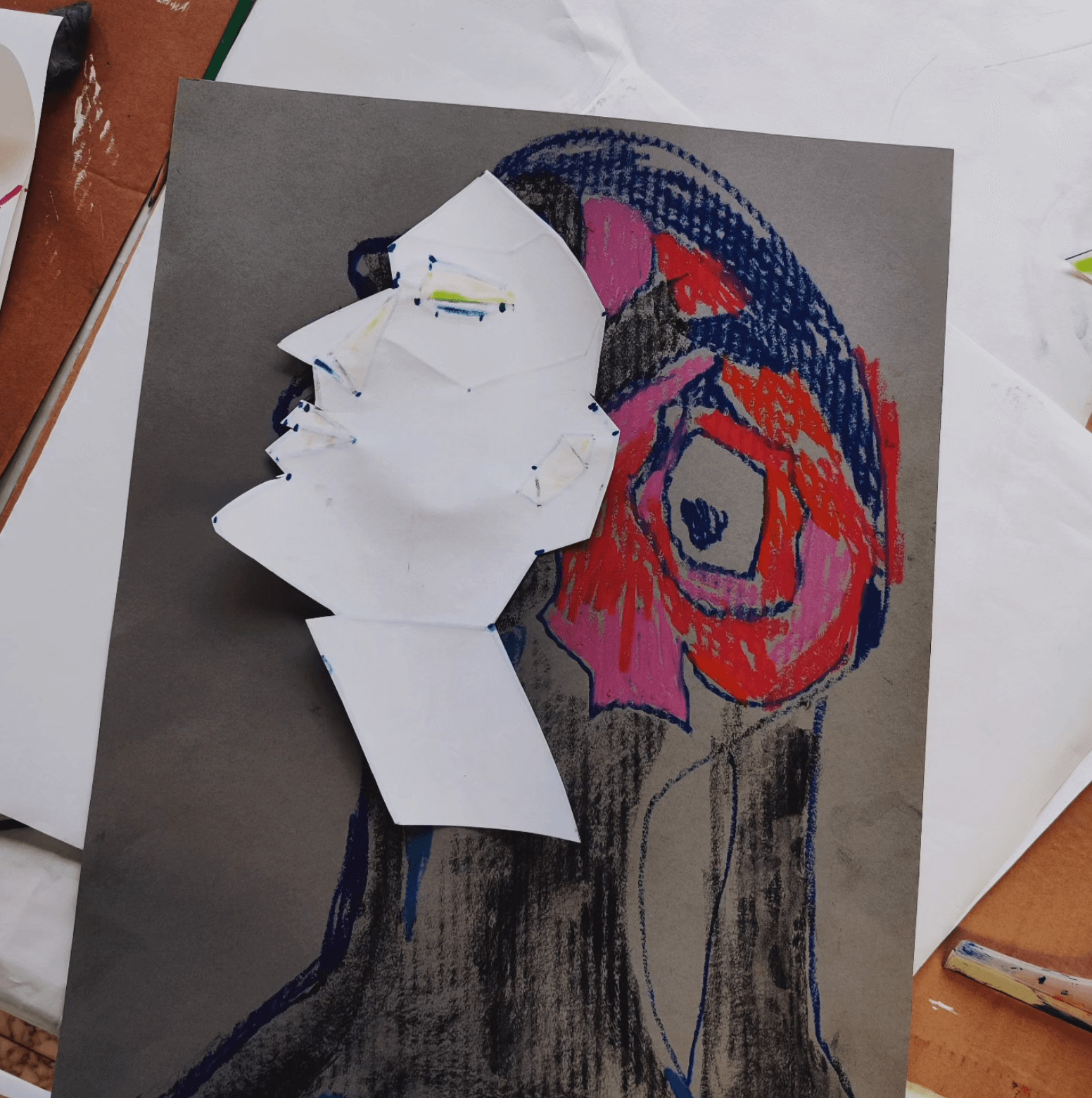 Expressief portret - Foto