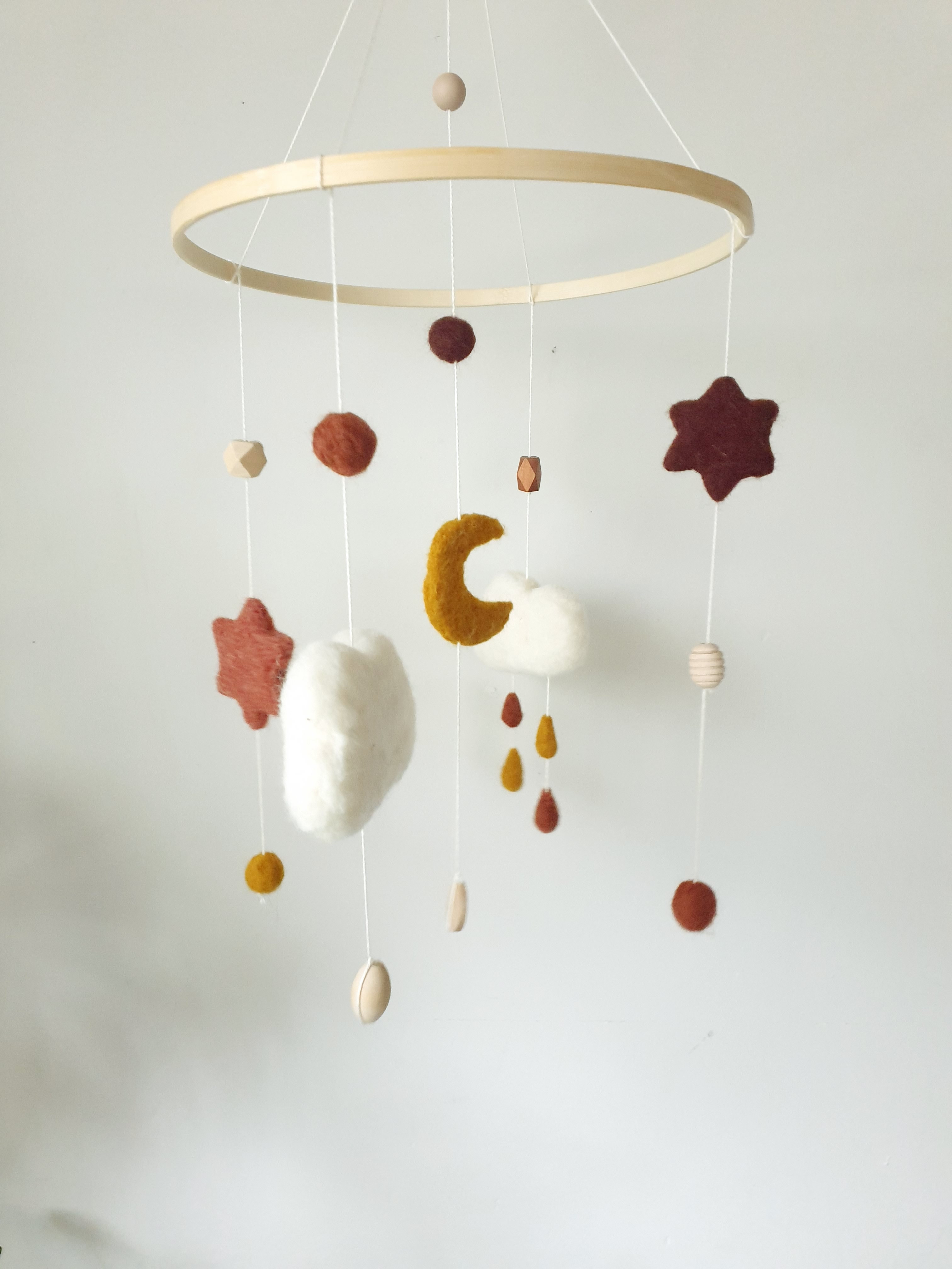 Workshop Babyshower vilten mobiel maken - Foto