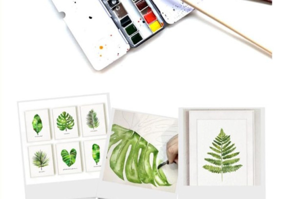 Review van online workshop 'DIY Aquarel set'