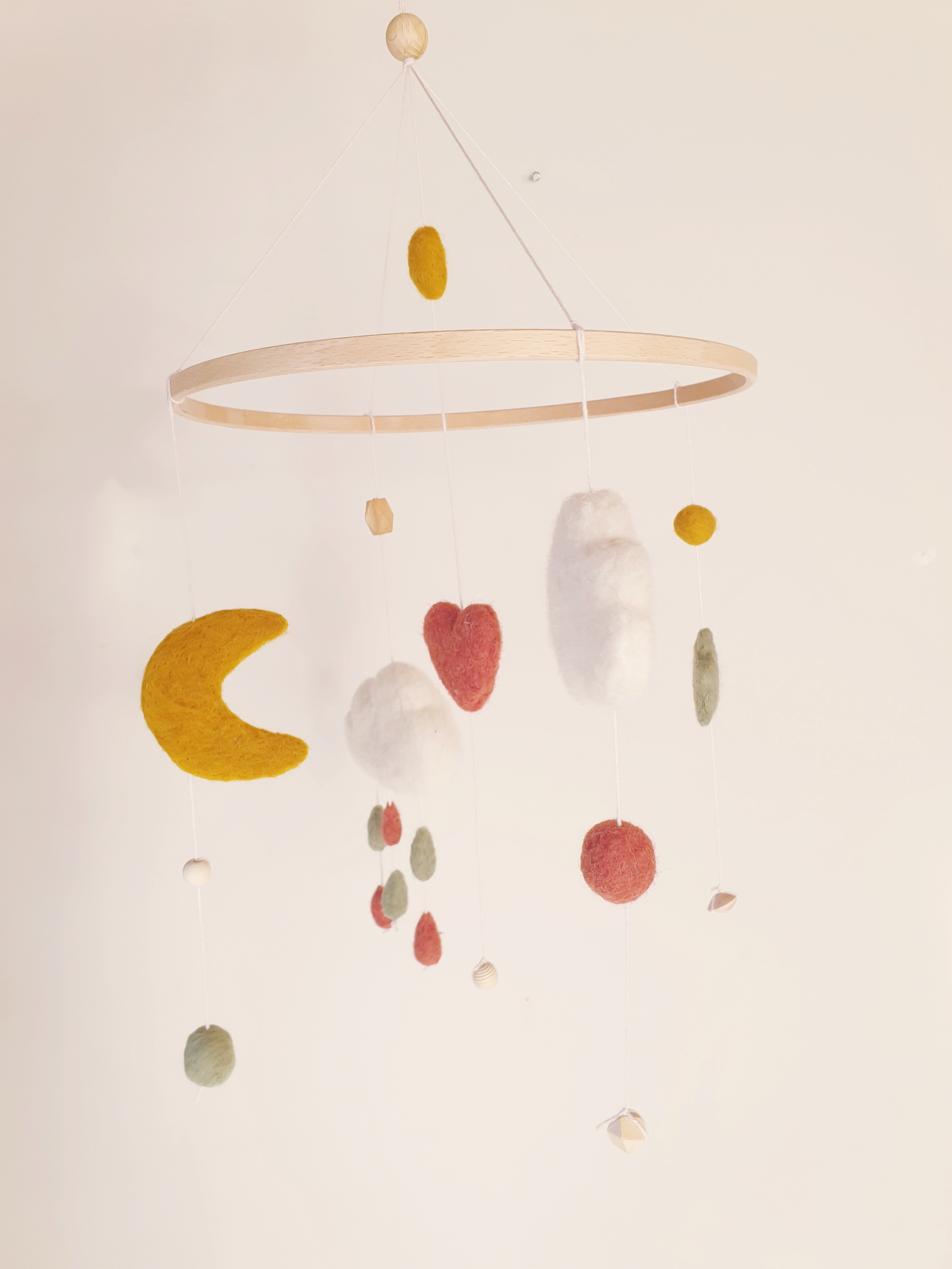 Workshop Babyshower vilten mobiel maken - Foto