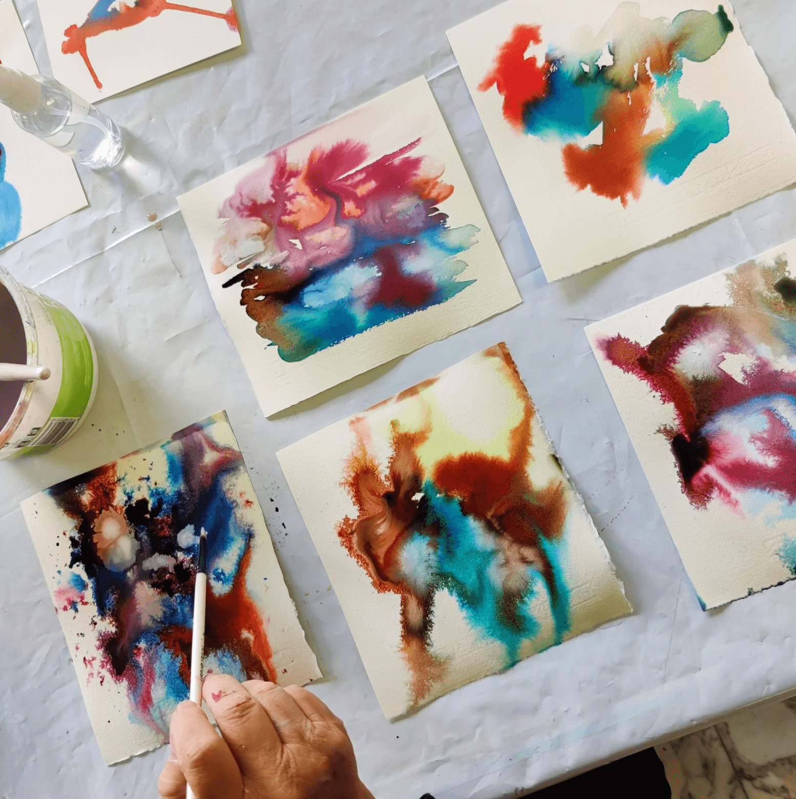 Ecoline & Fineliner - Foto