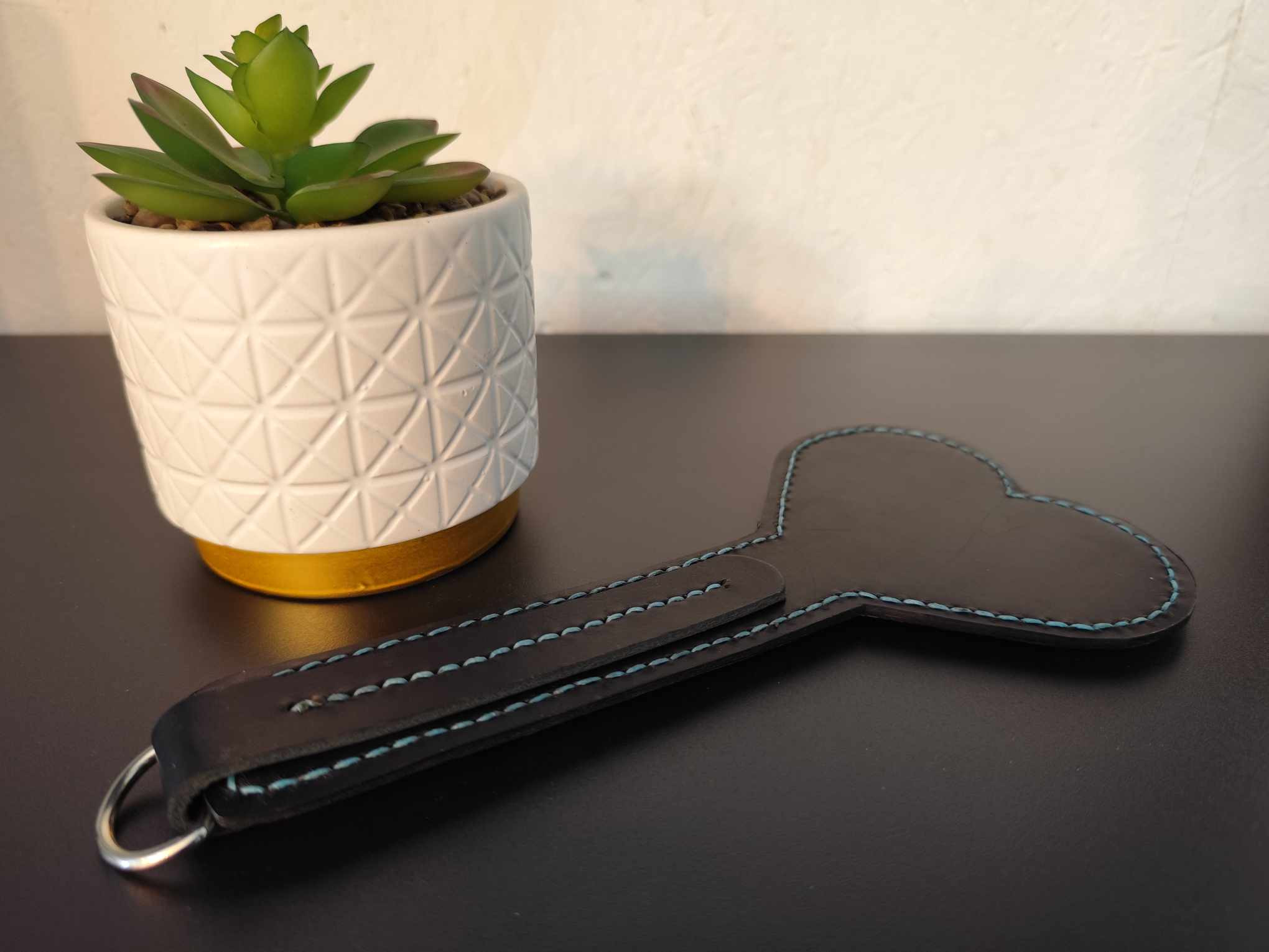 Workshop lederen zweepje - Foto