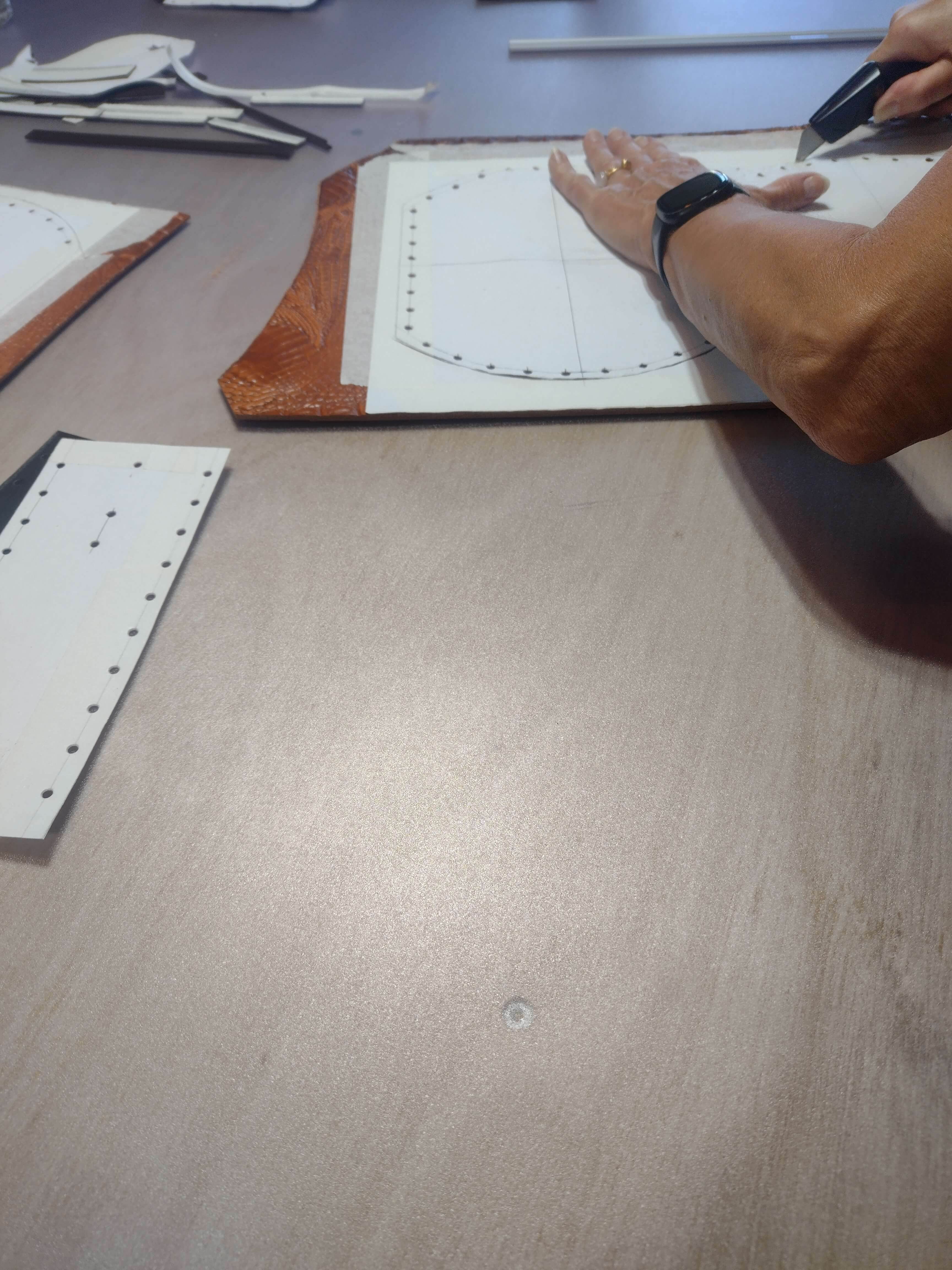 Workshop lederen handtas Classic of Diva - Foto