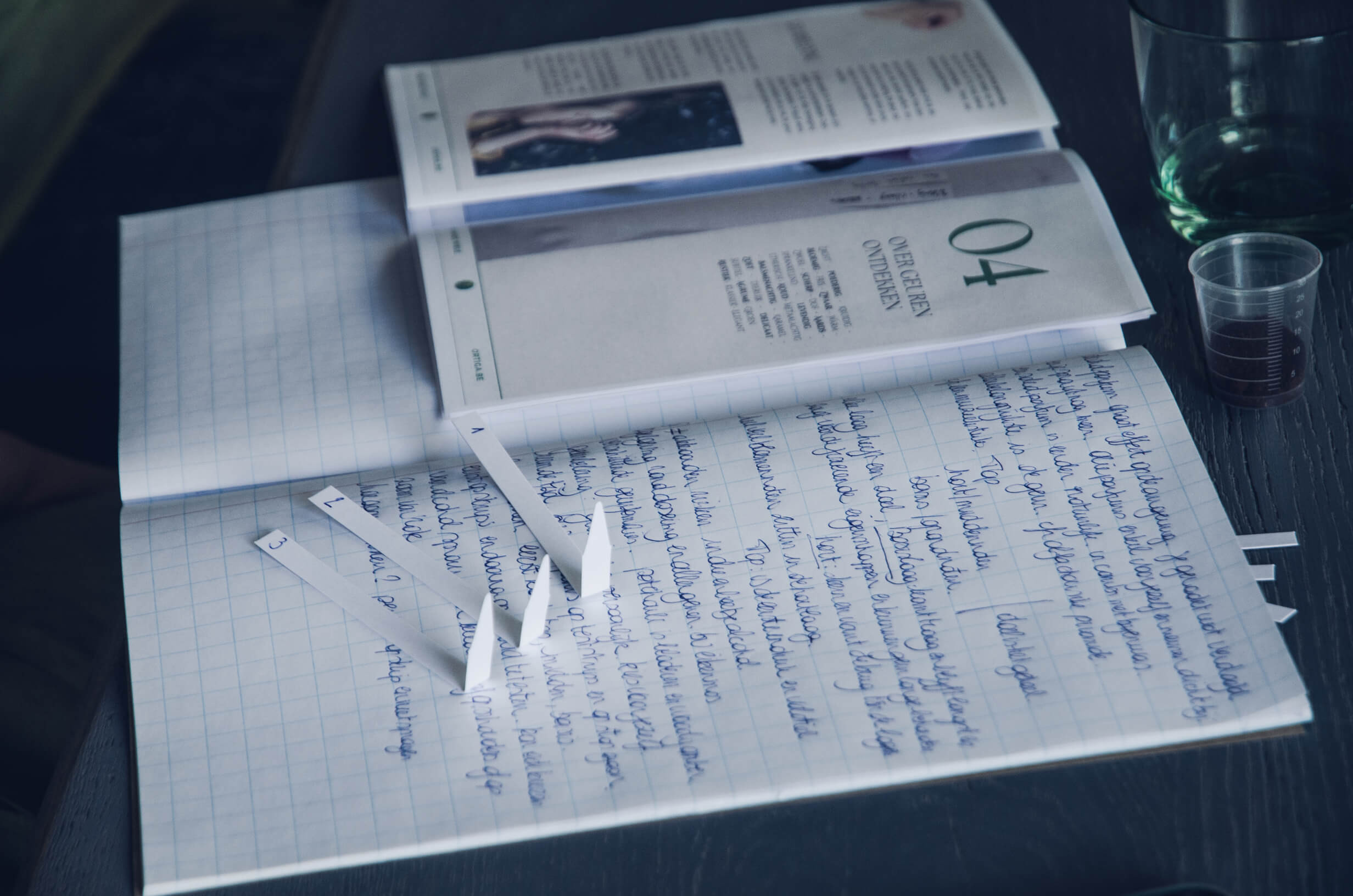 Natuurlijk parfum geurtasting - Foto