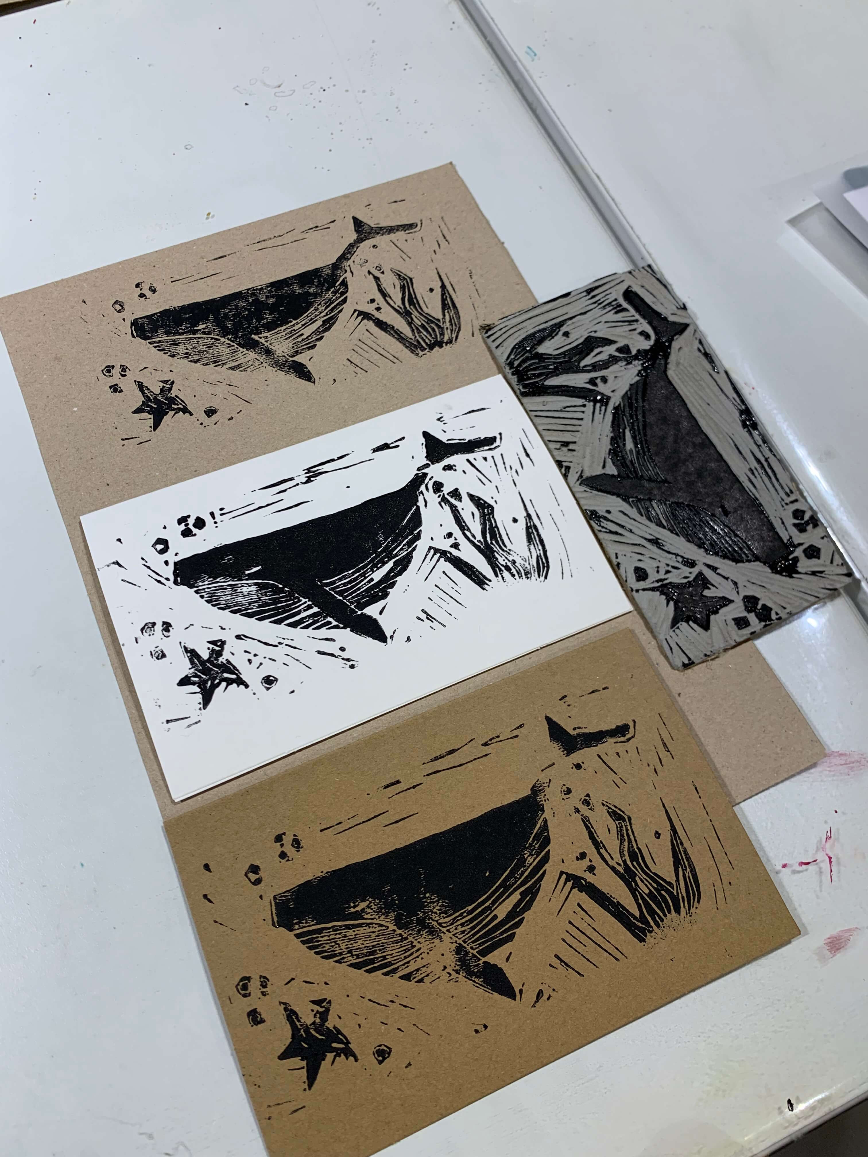 Workshop Linosnede - Foto