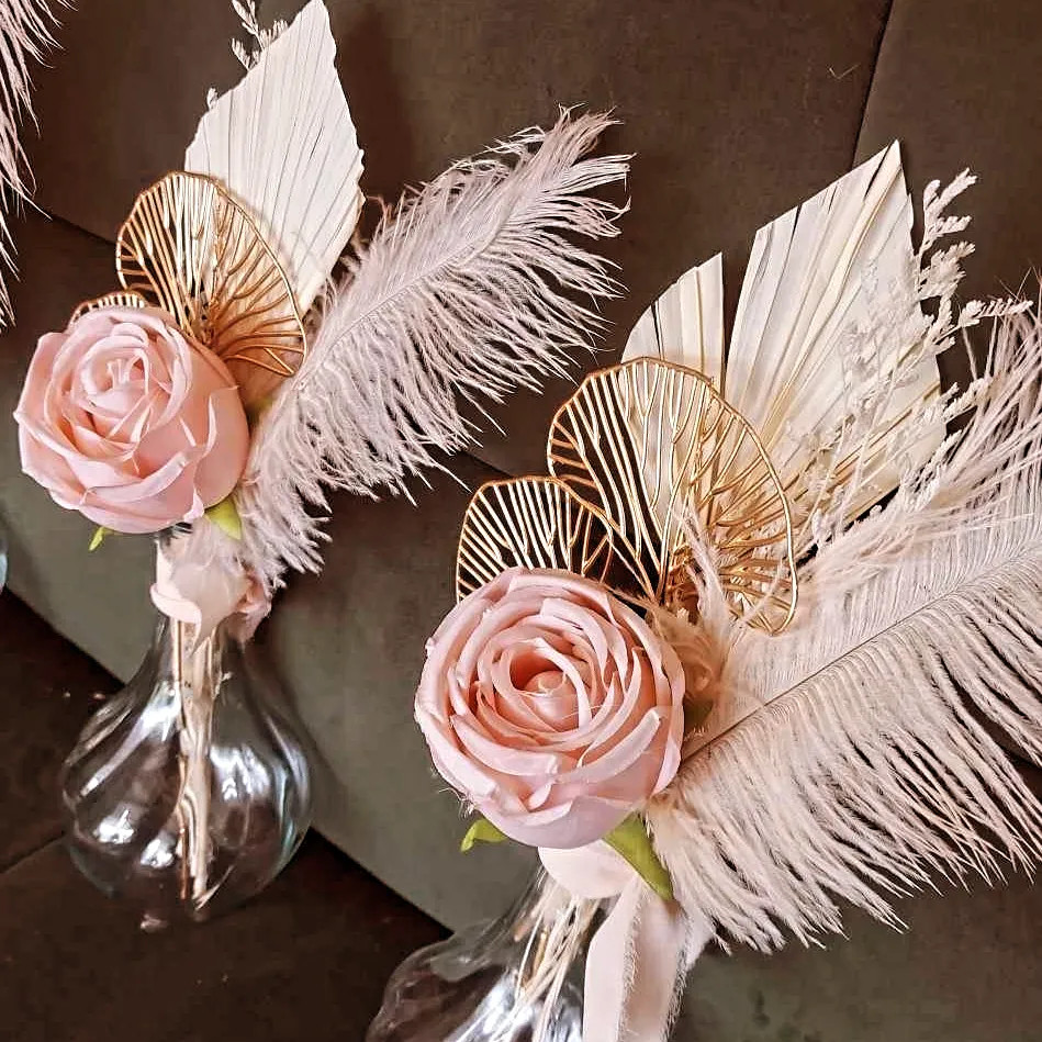 Vaas droogbloemen🌸& pampas🌾decoreren - Foto