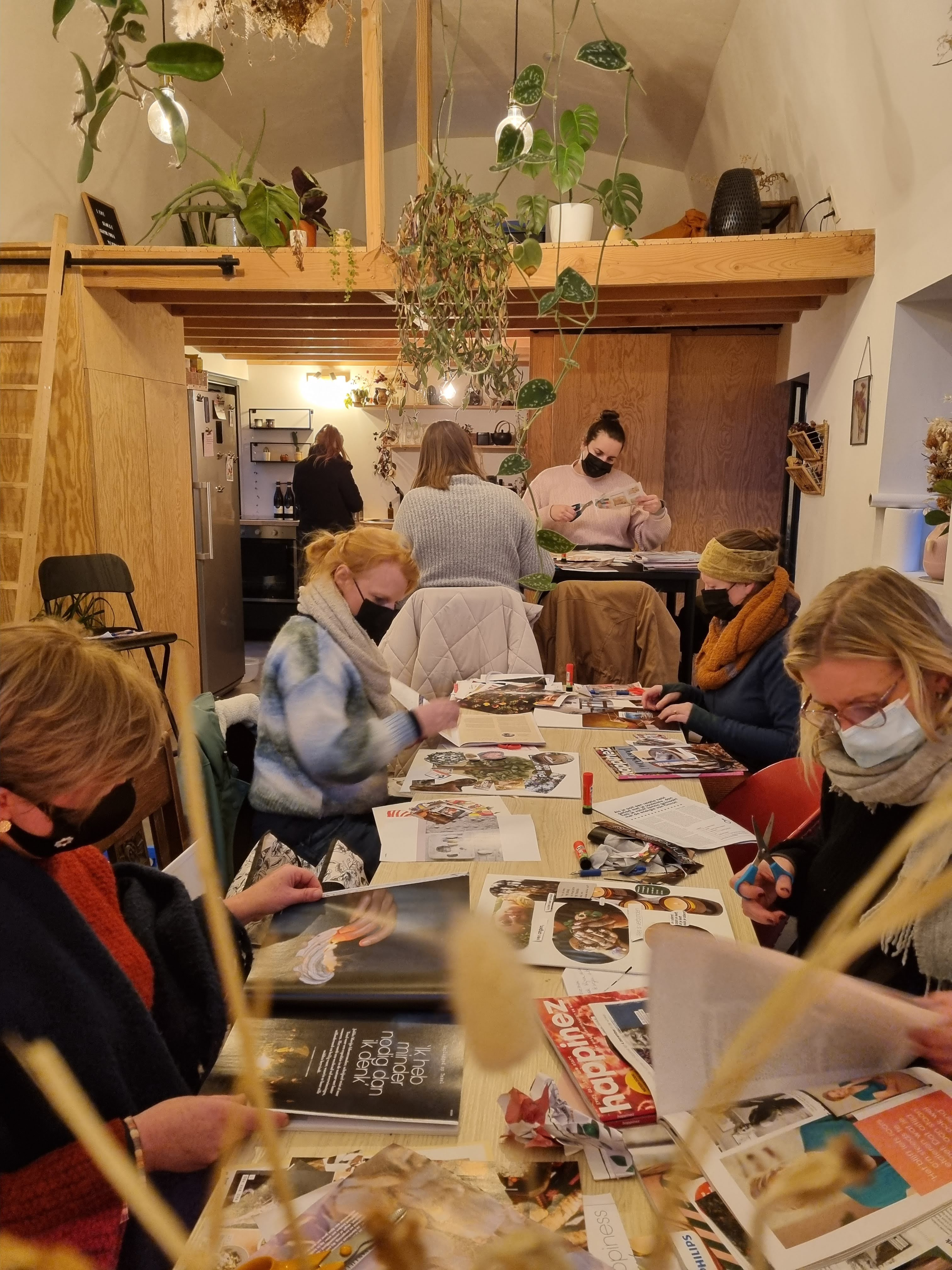 Workshop Droombord - vision board - Foto