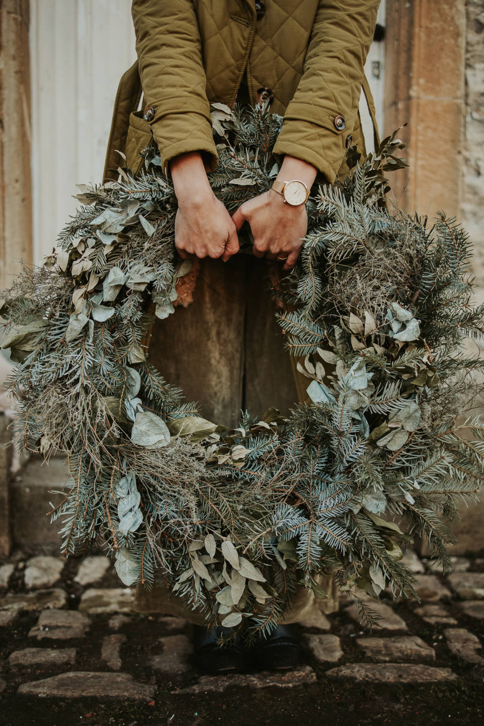 Kerstkrans workshop als groepsactiviteit - Foto