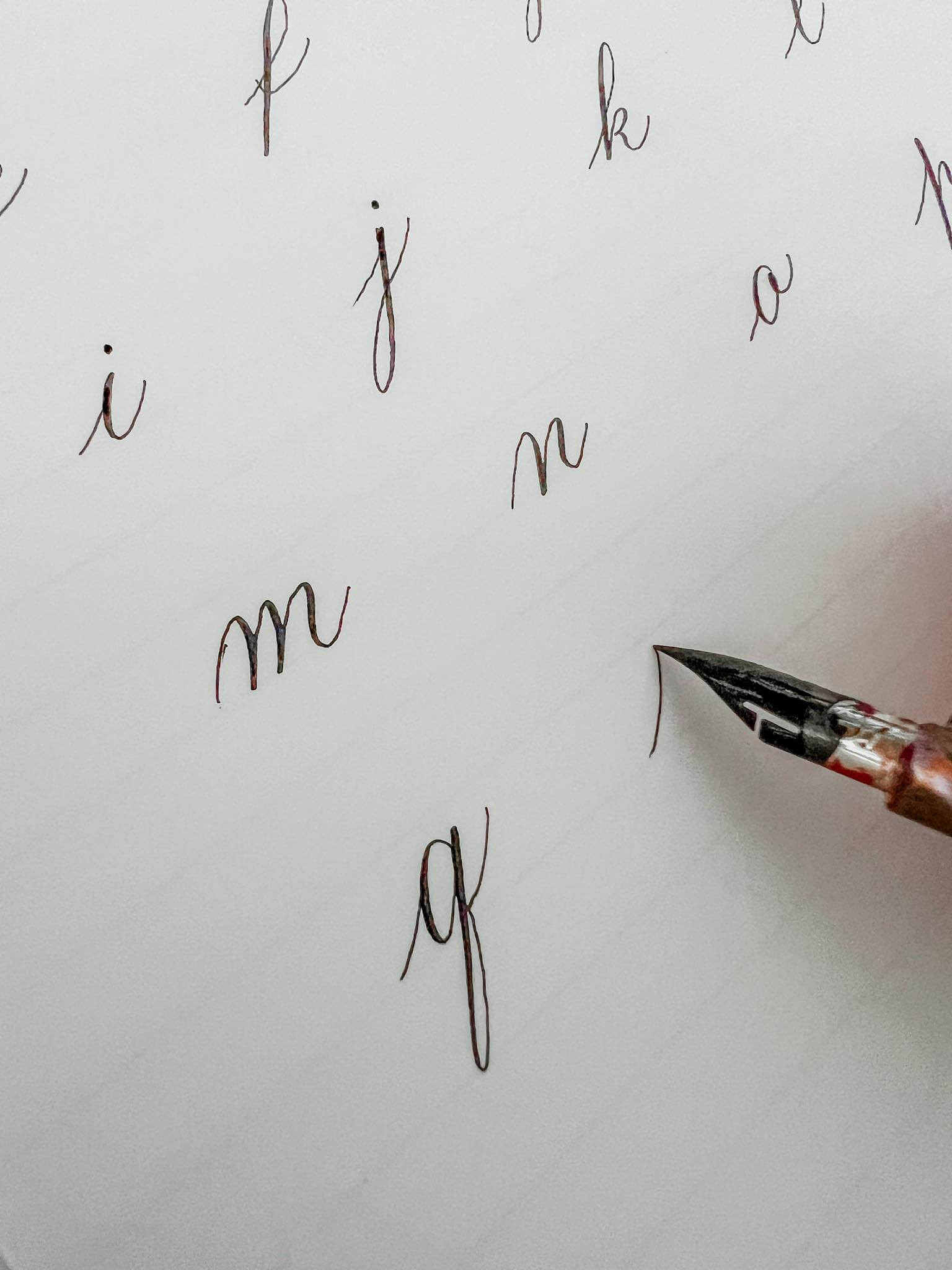 Basis Copperplate Kalligrafie - Foto