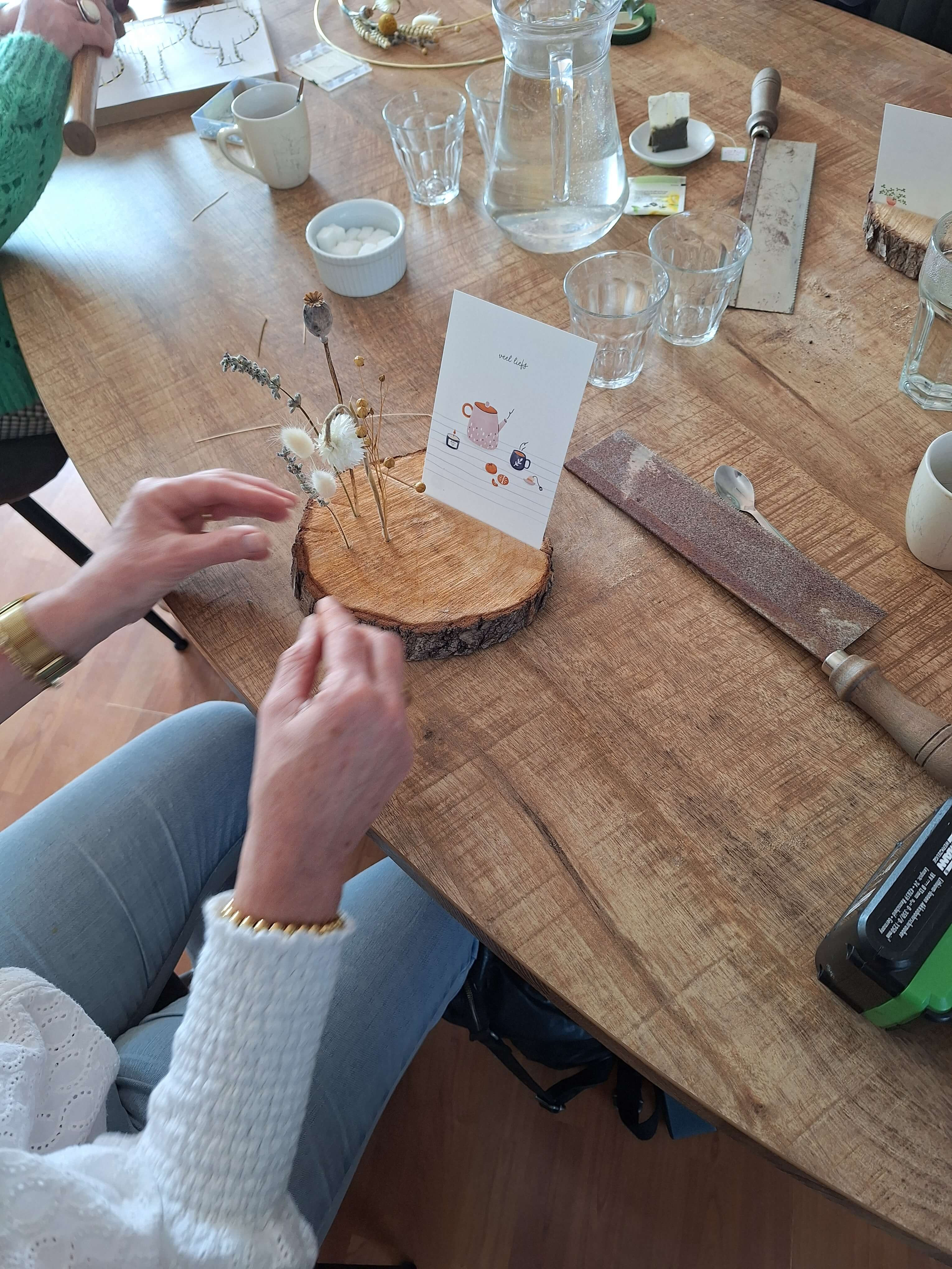 Workshop Droogbloemen - Foto