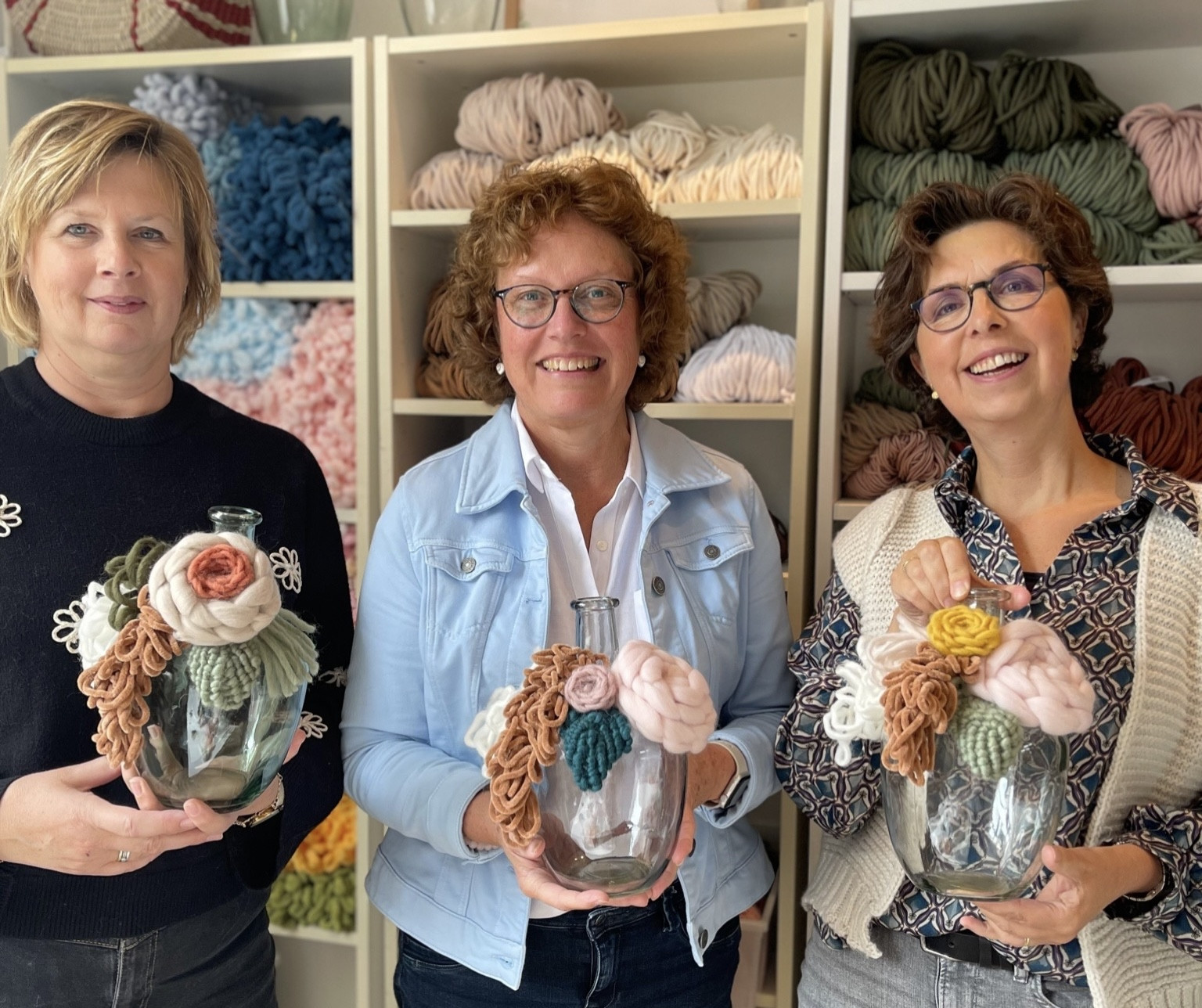 Workshop Bloementuin van macrame - Foto