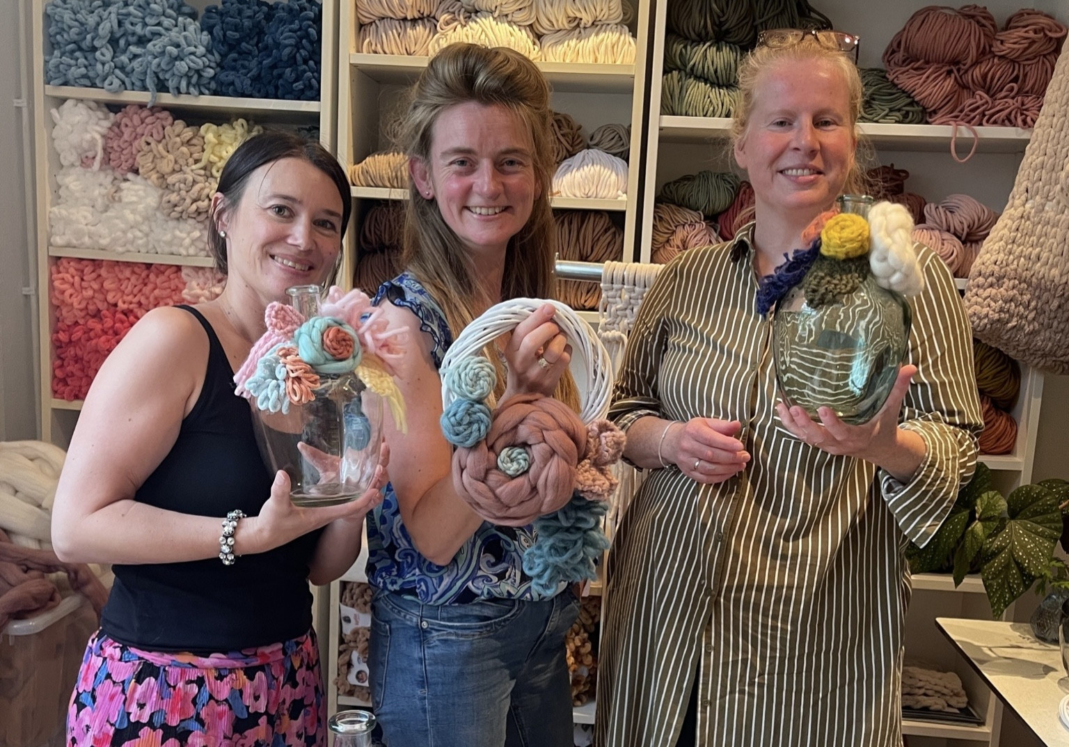 Workshop Bloementuin van macrame - Foto