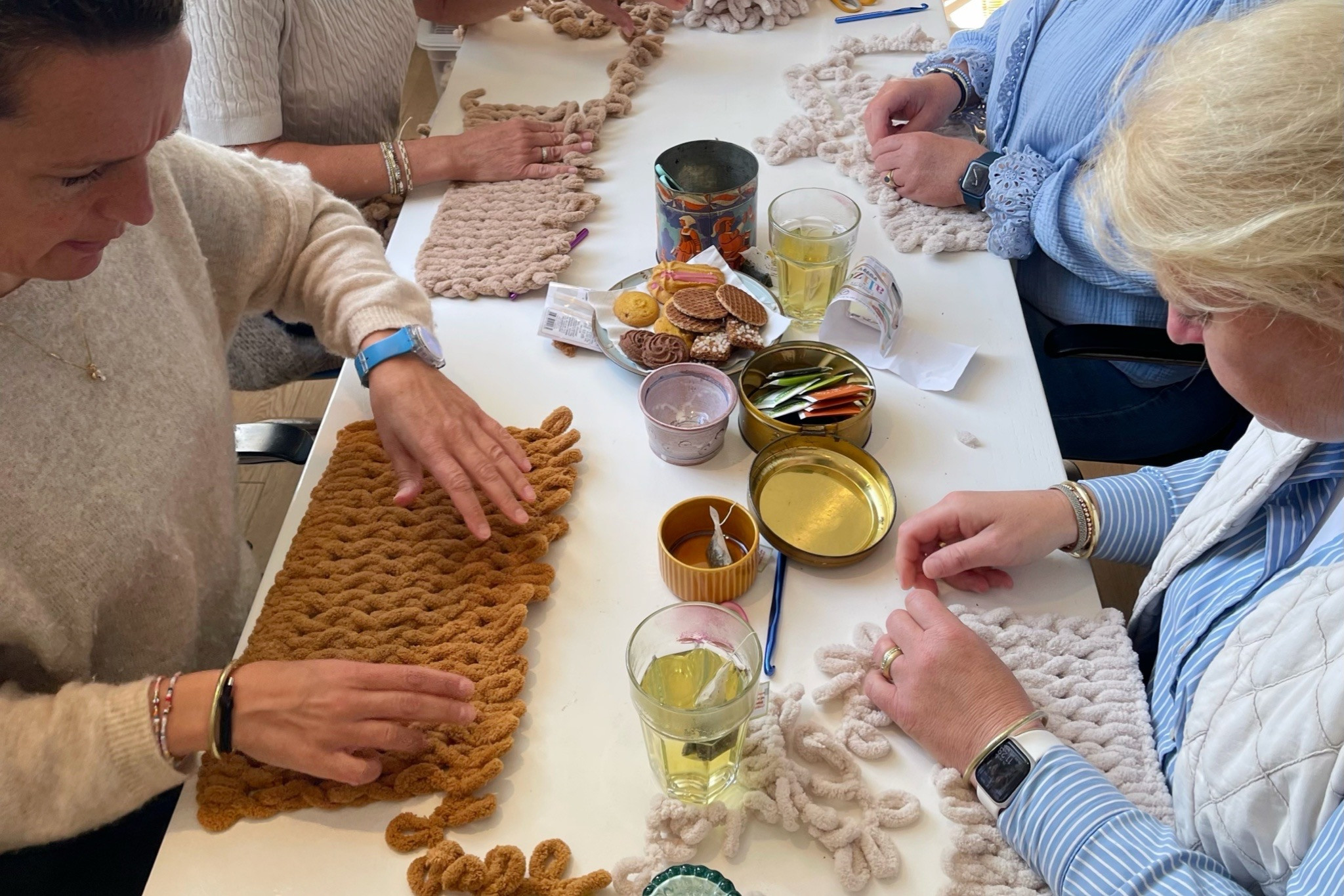 KUSSEN Breien zonder naalden - Foto