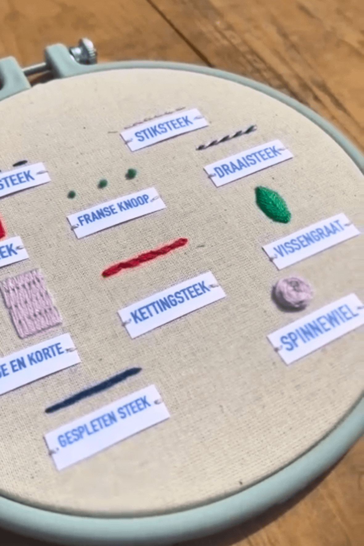 Borduren op eigen gerief - Foto