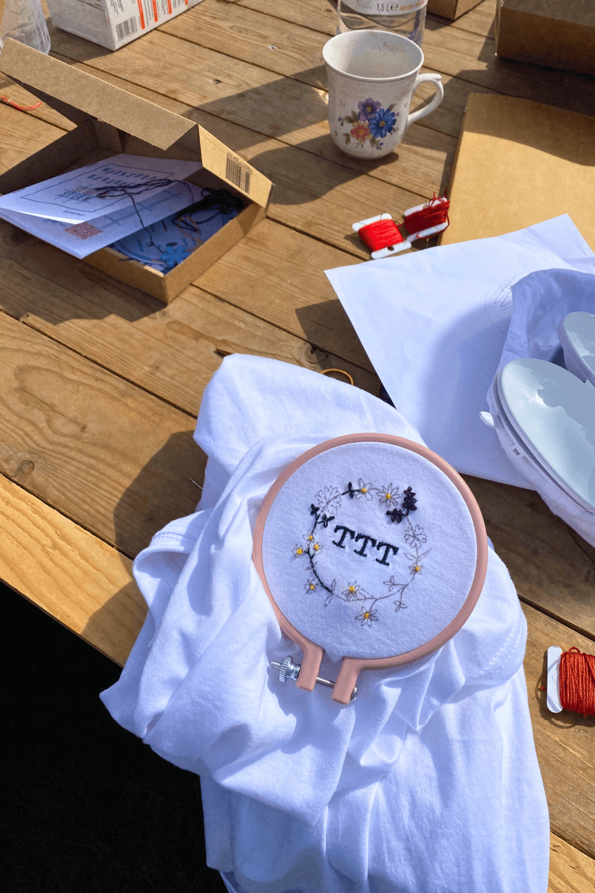 Borduren op eigen gerief