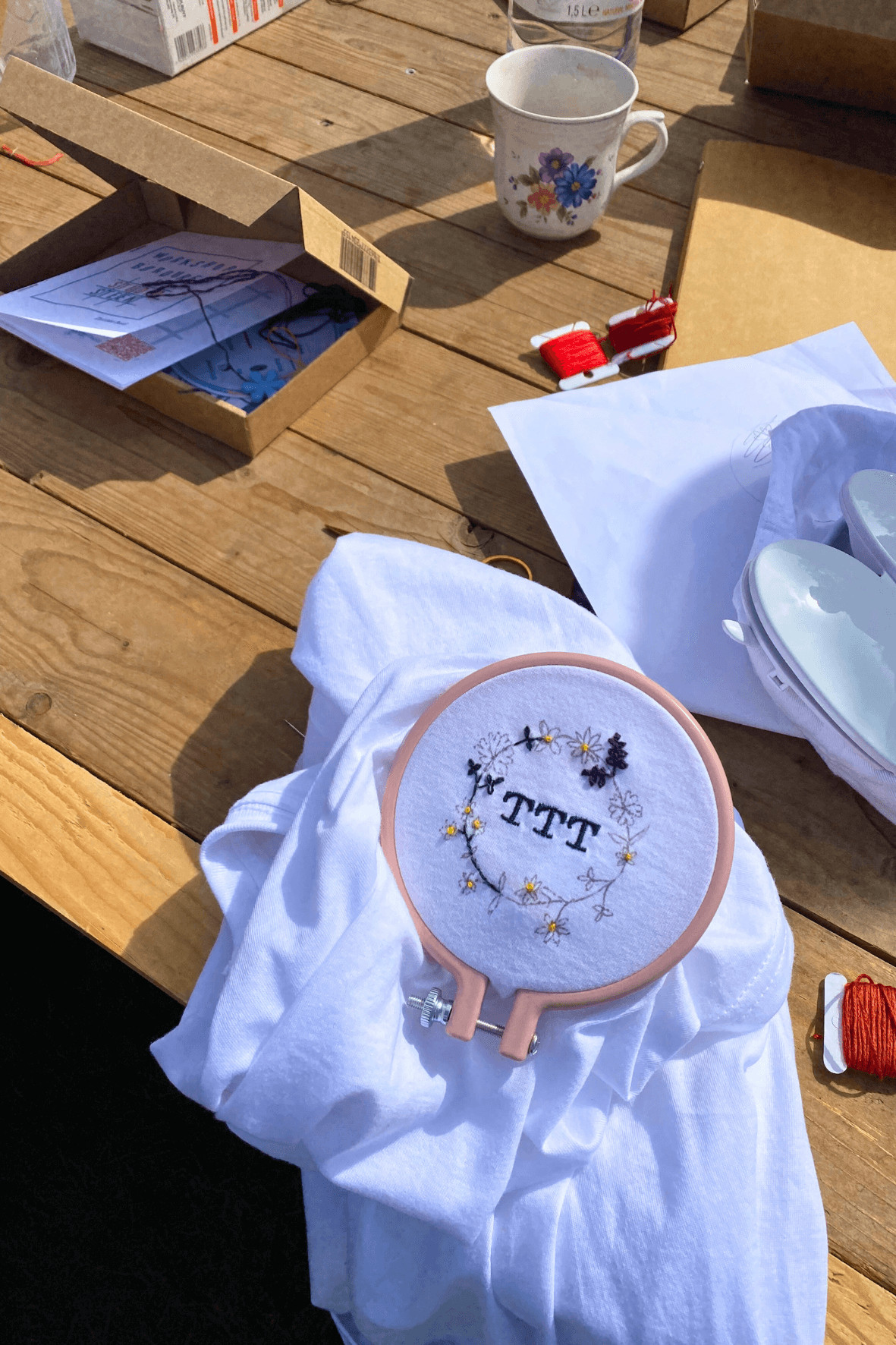 Borduren op eigen gerief - Foto