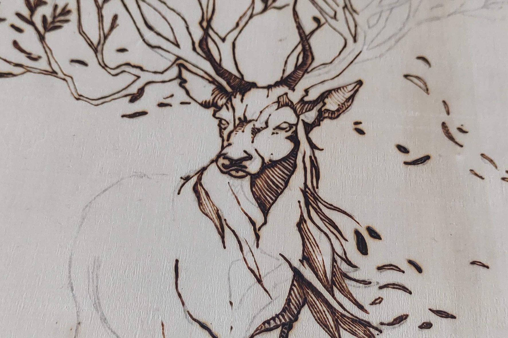 Houtbrand workshop (woodburning)