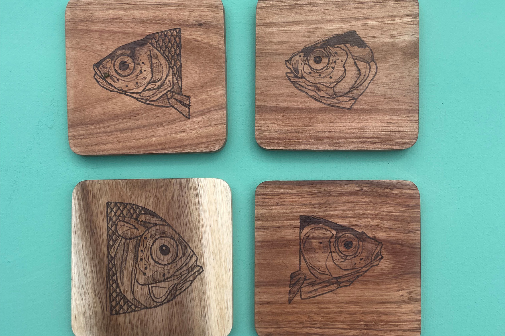 Houtbrand workshop (woodburning) - Foto