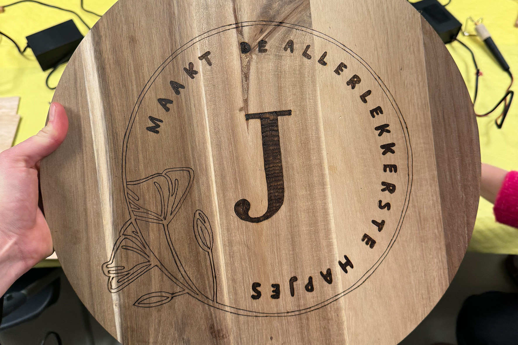 Houtbrand workshop (woodburning) - Foto