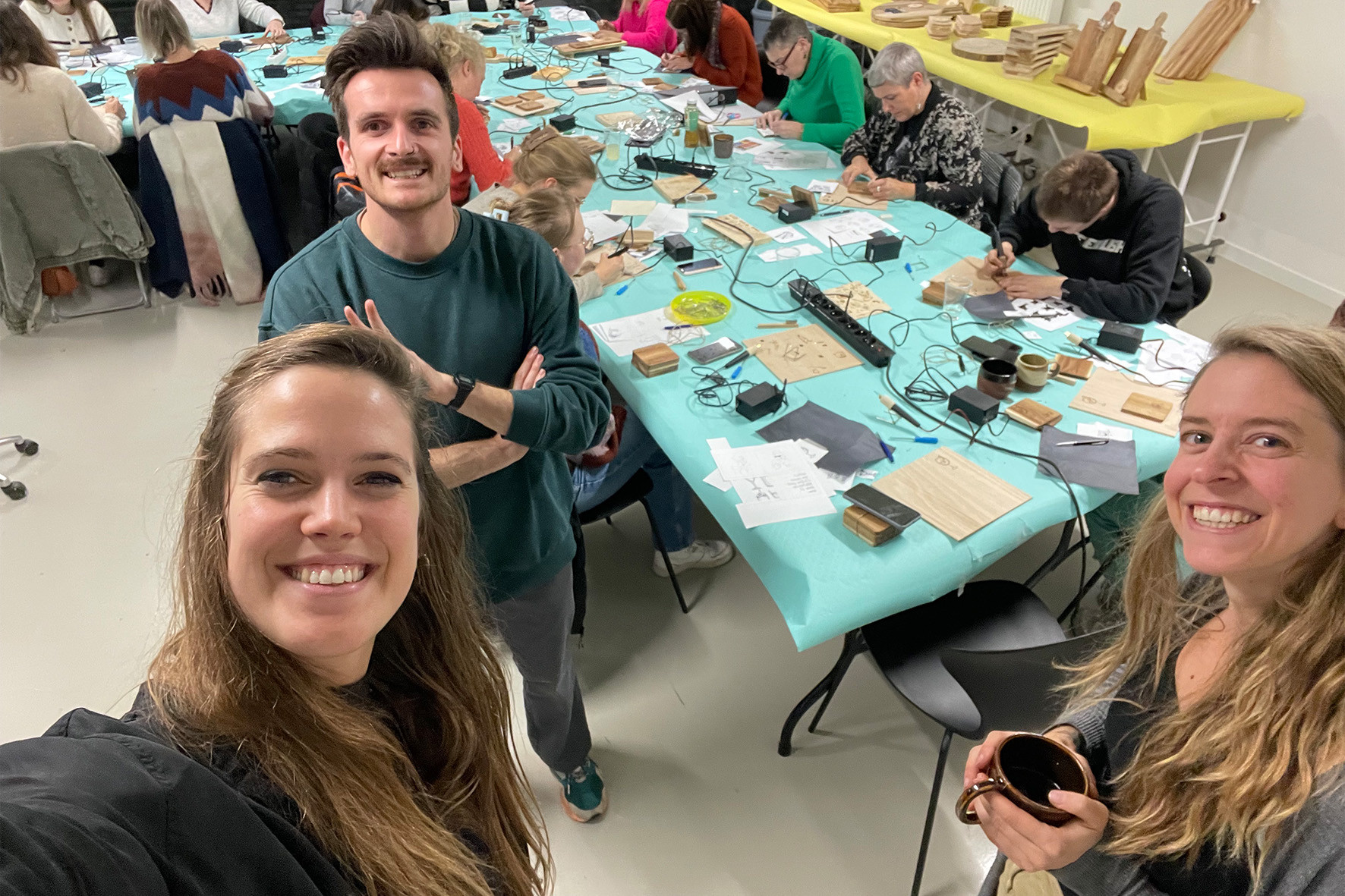 Houtbranden / pyrografie workshop - Foto