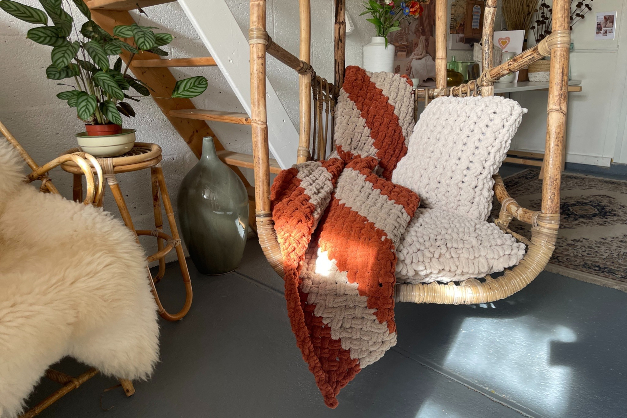 P L A I D  breien zonder naalden - Foto