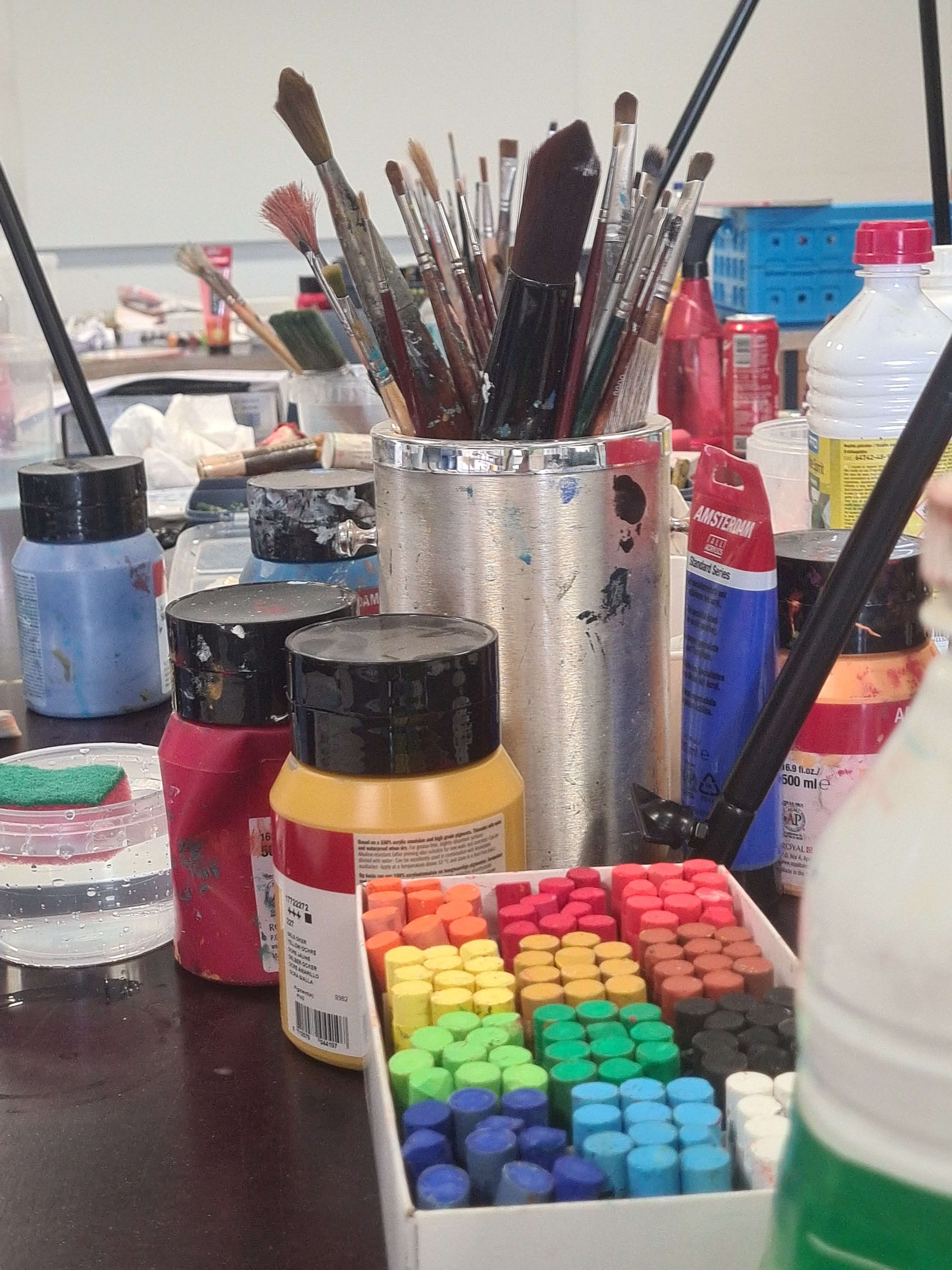 Workshop Schilderij samen maken - Soulbrush - Foto