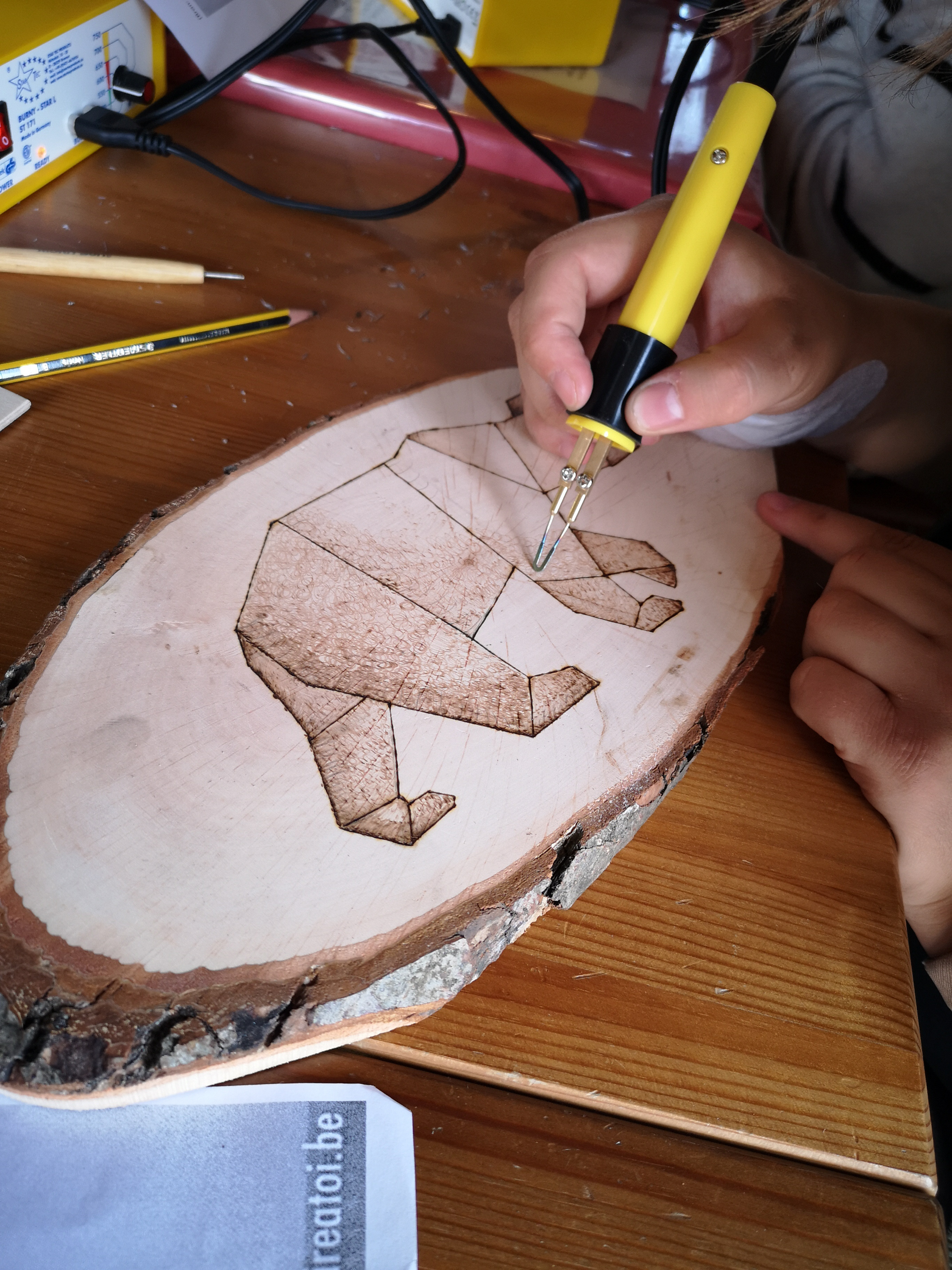 Workshop Houtbranden op maat - Foto